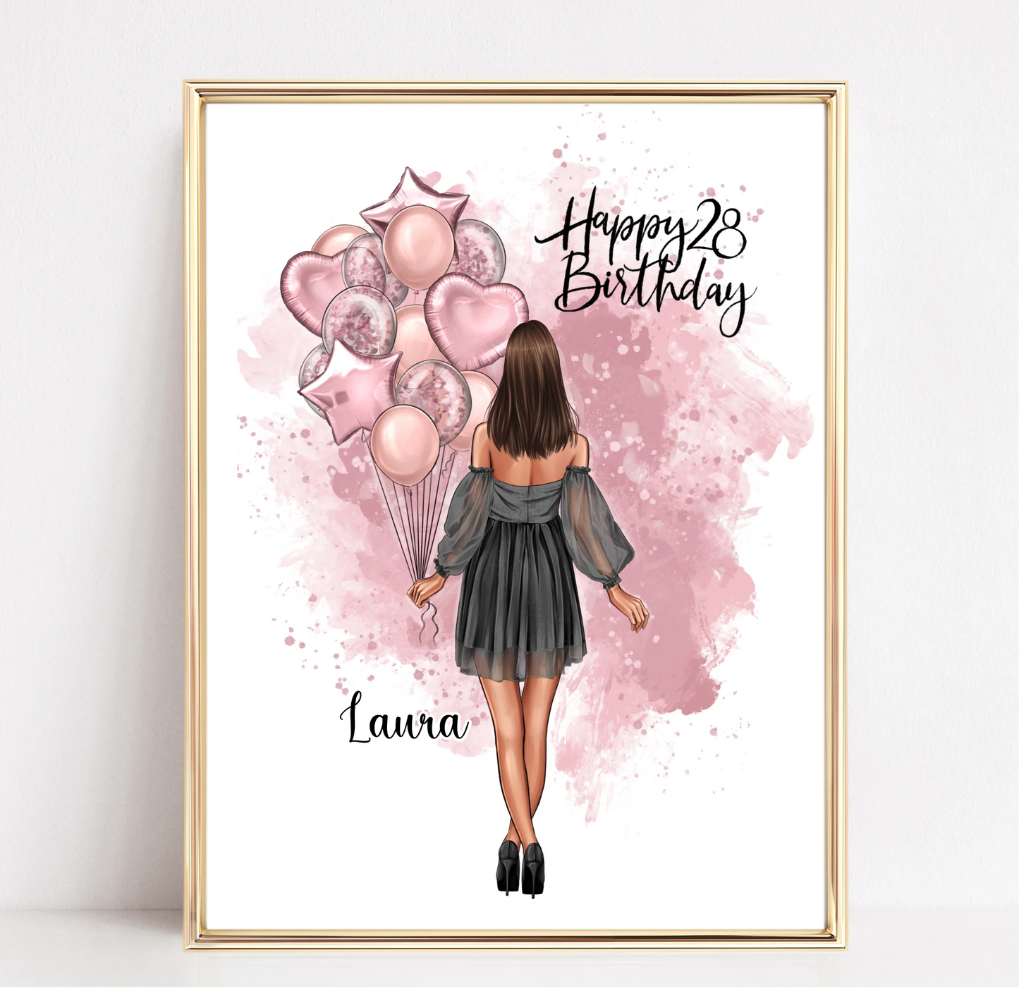 Geburtstagsgeschenk Personalisiertes Poster