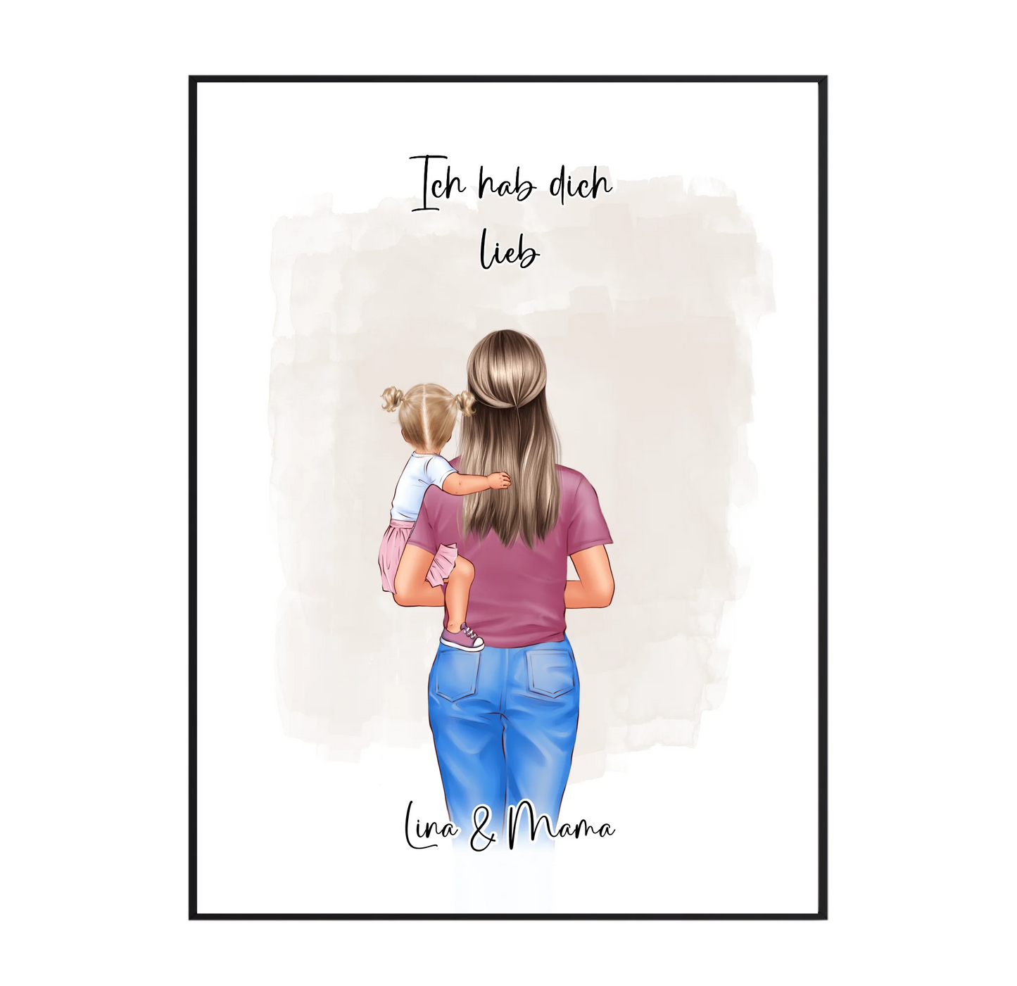 Mama & 1-2 Kinder Poster