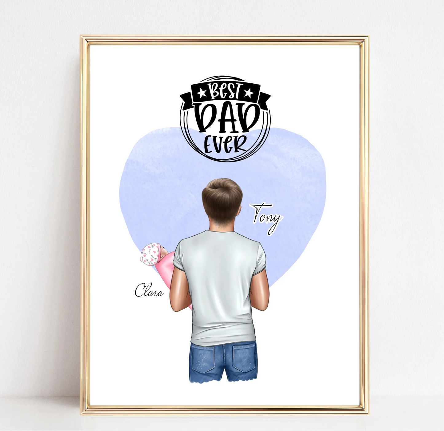 Papa & Baby Poster