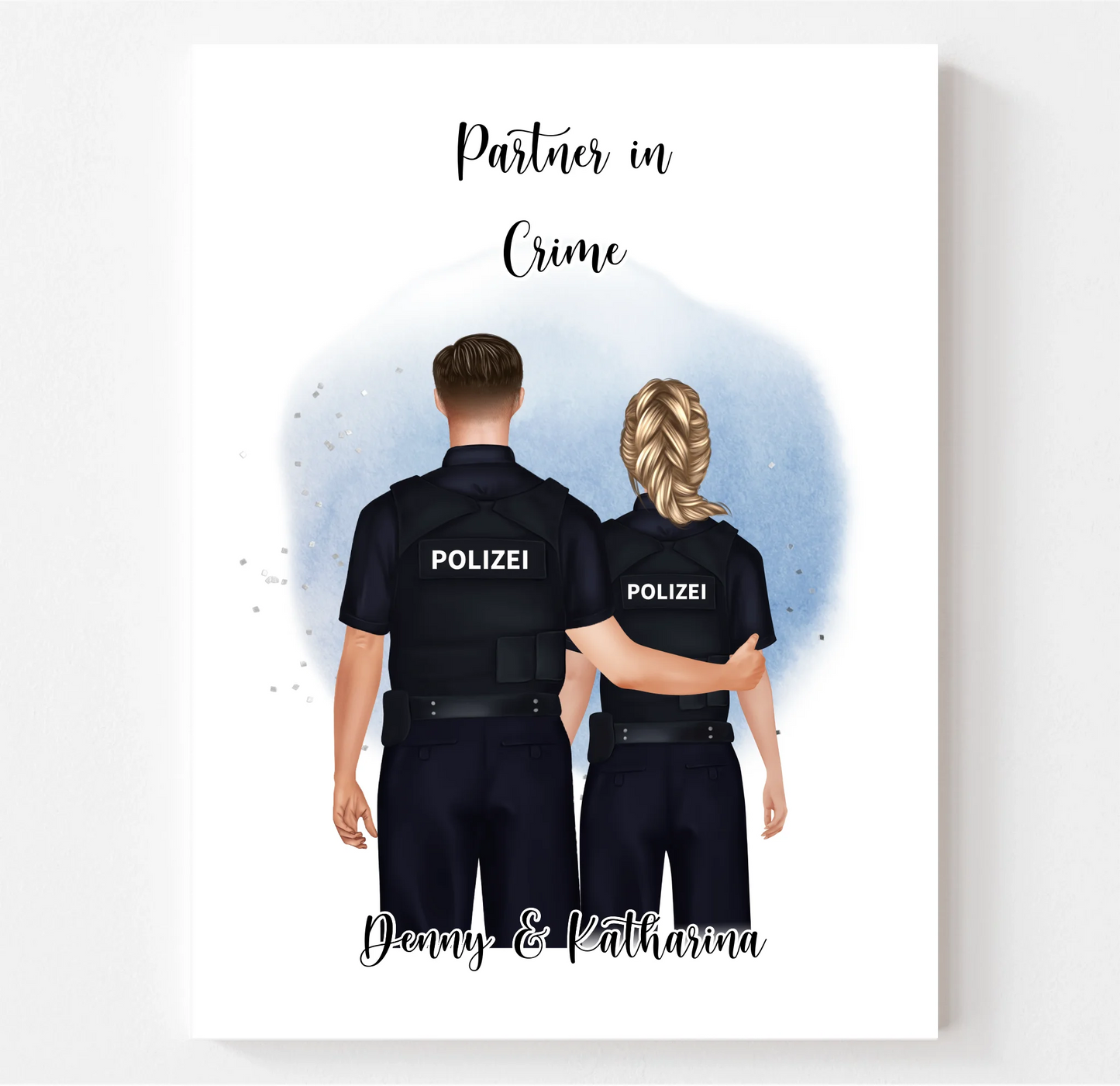 Polizist & Polizistin Poster (2-3 Polizisten)