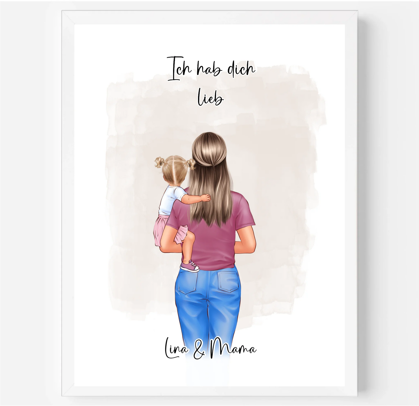 Mama & 1-2 Kinder Poster
