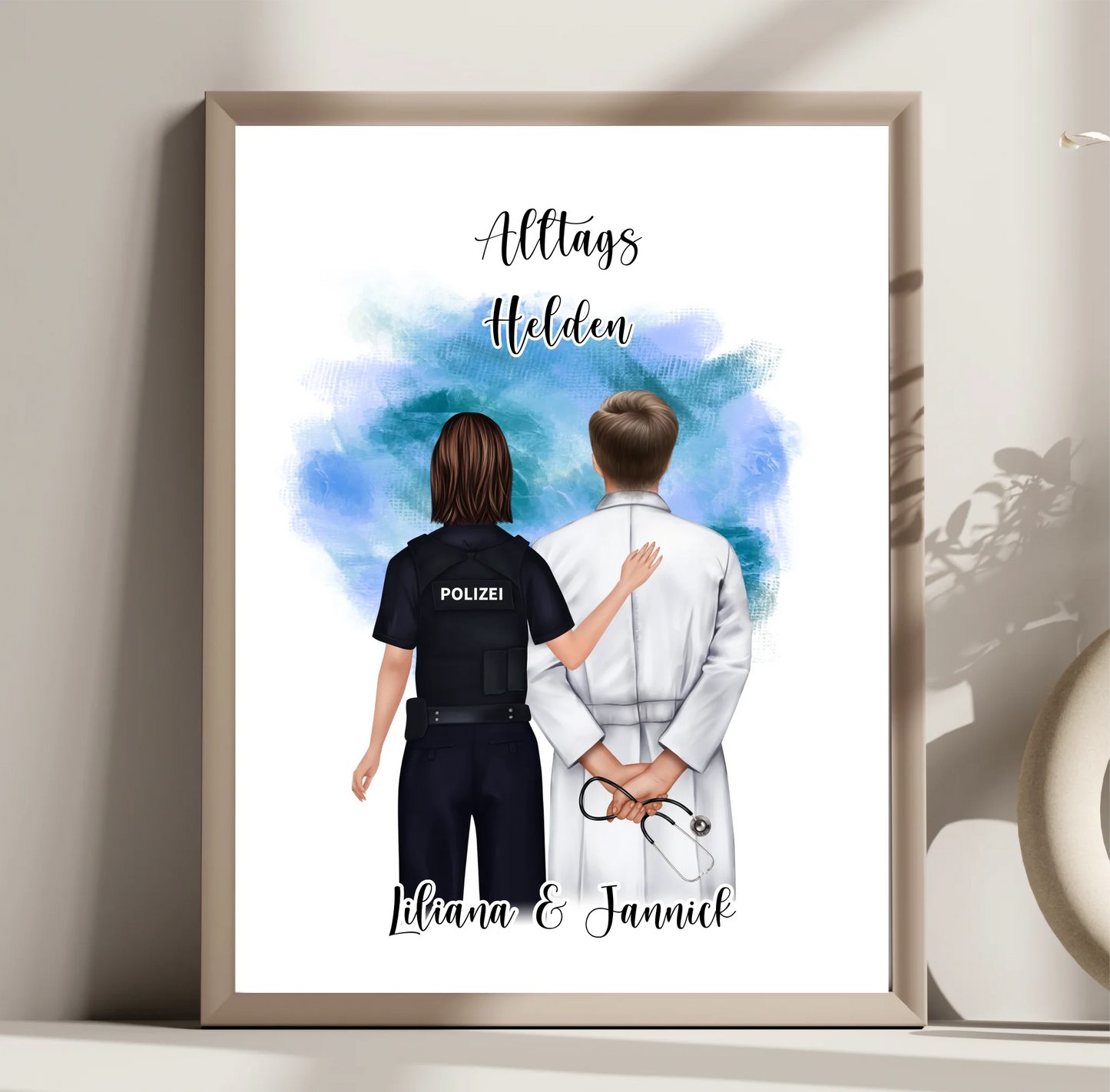 Polizei & Arzt Poster