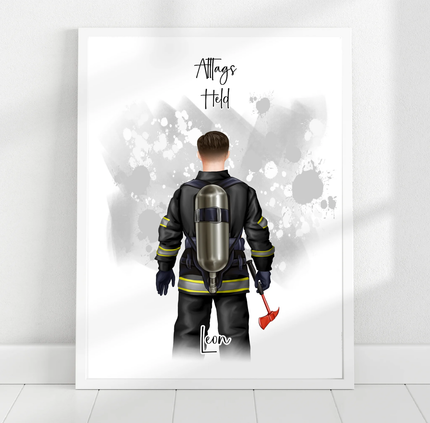 1-2 Personen Feuerwehr Poster
