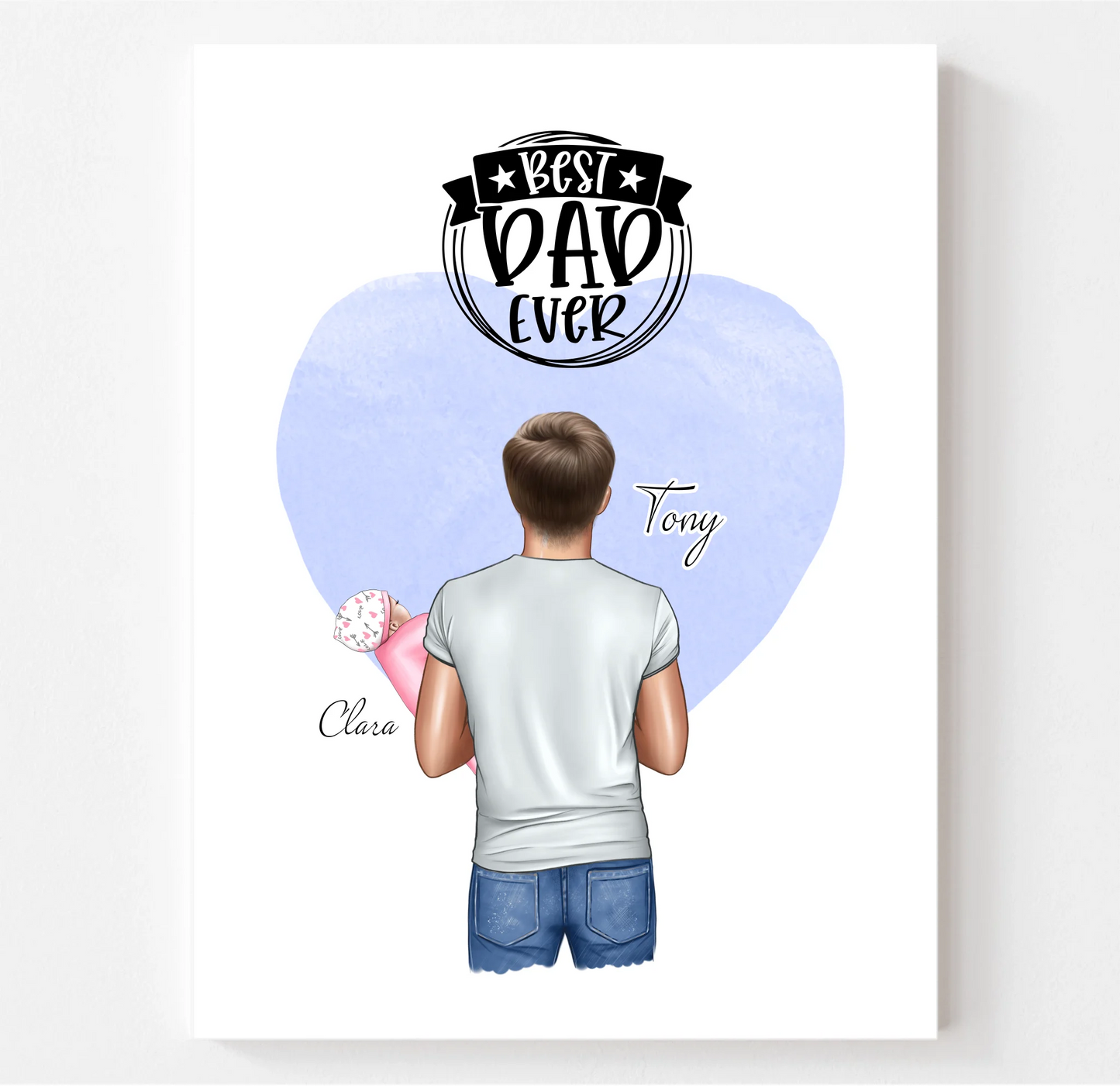 Papa & Baby Poster