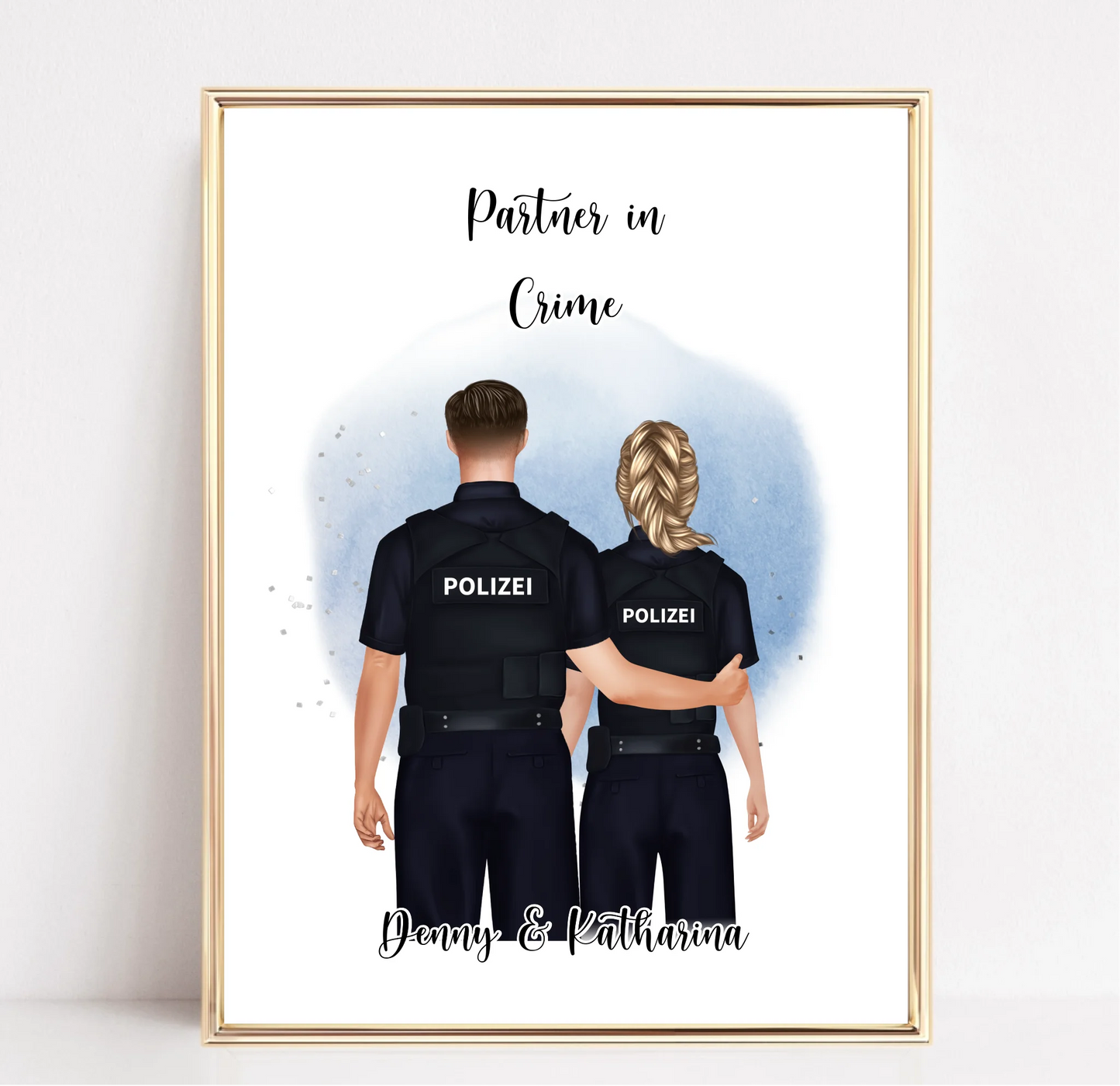 Polizist & Polizistin Poster (2-3 Polizisten)
