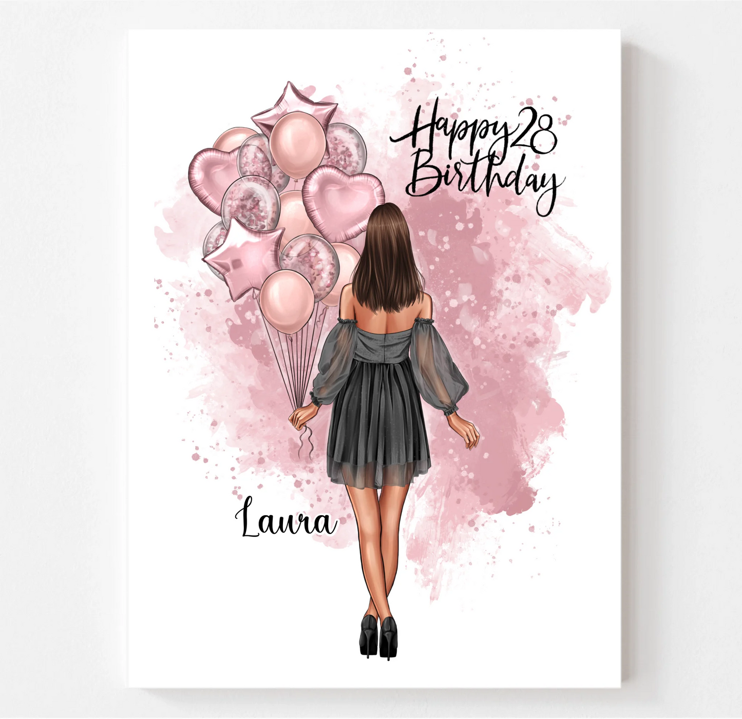 Geburtstagsgeschenk Personalisiertes Poster
