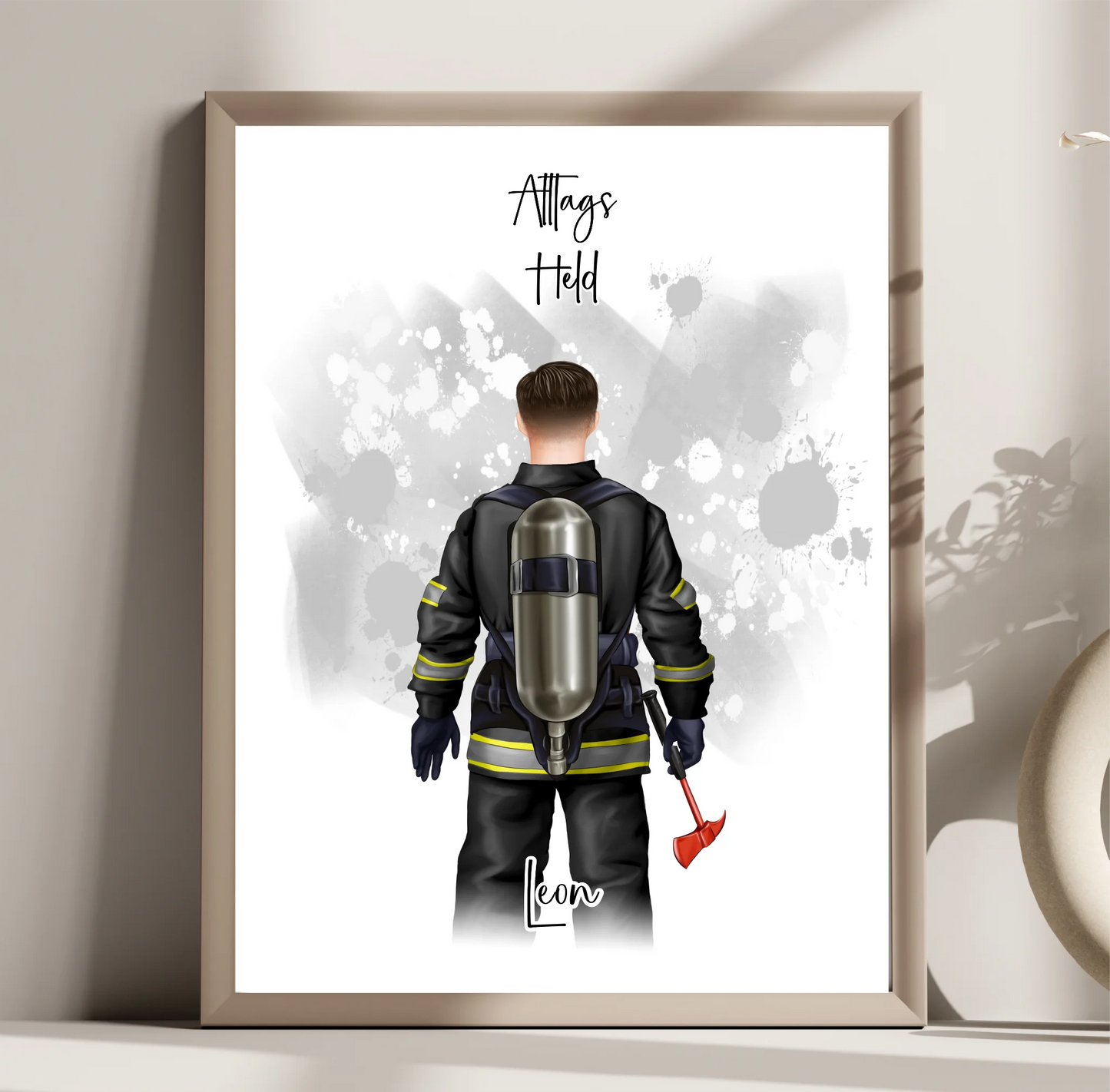 1-2 Personen Feuerwehr Poster