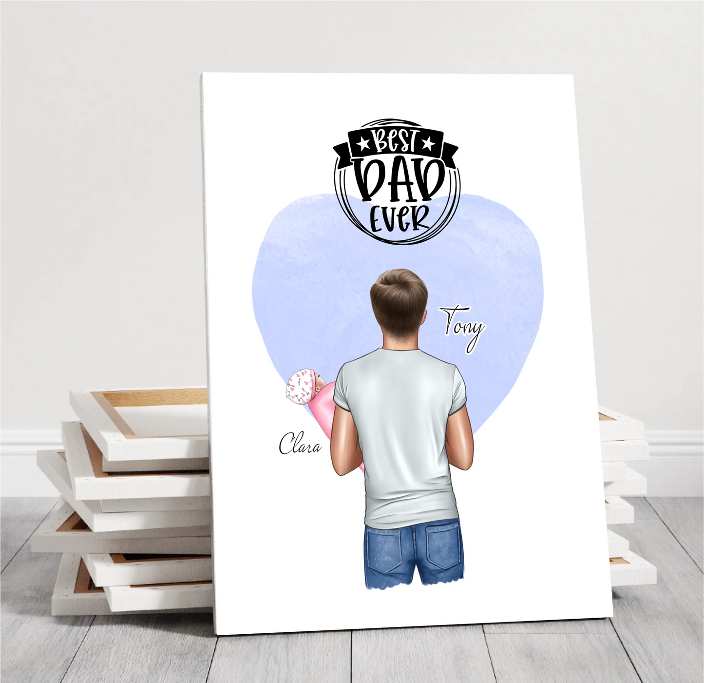 Papa & Baby Poster