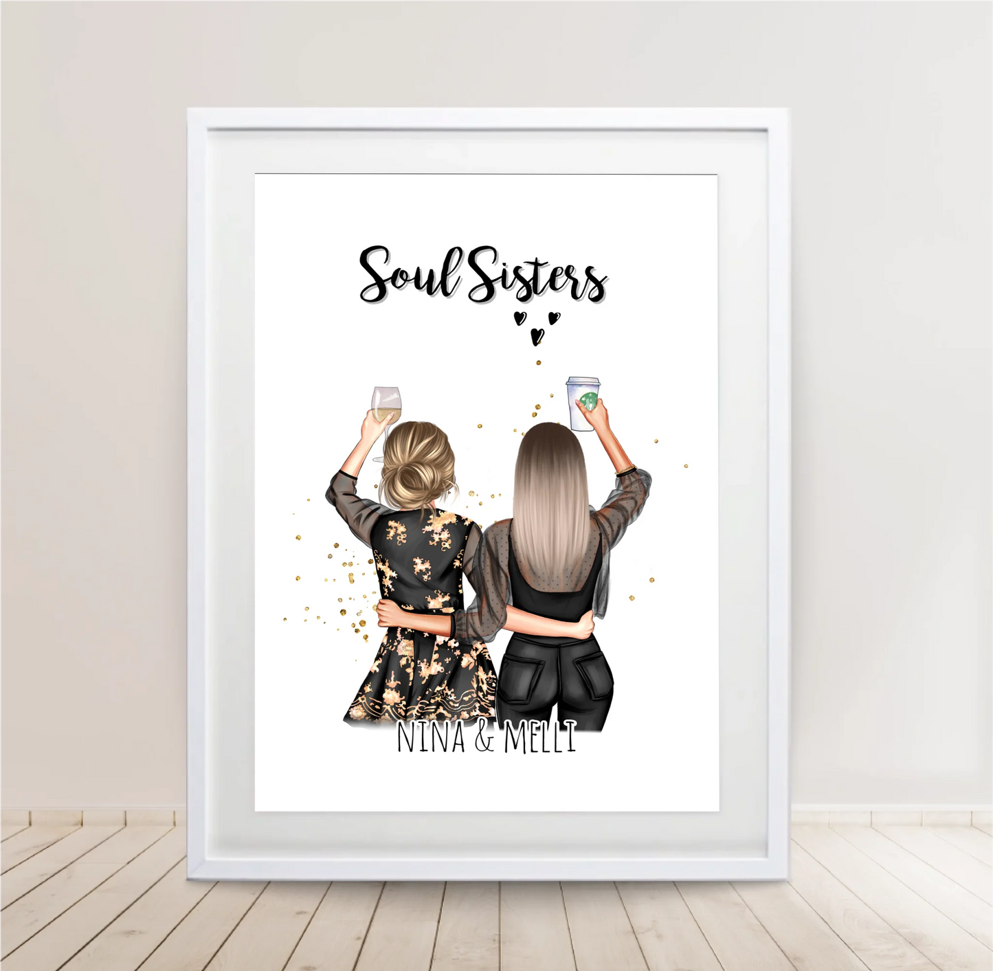2-3 Freundinnen Poster Geschenk Bestseller #1