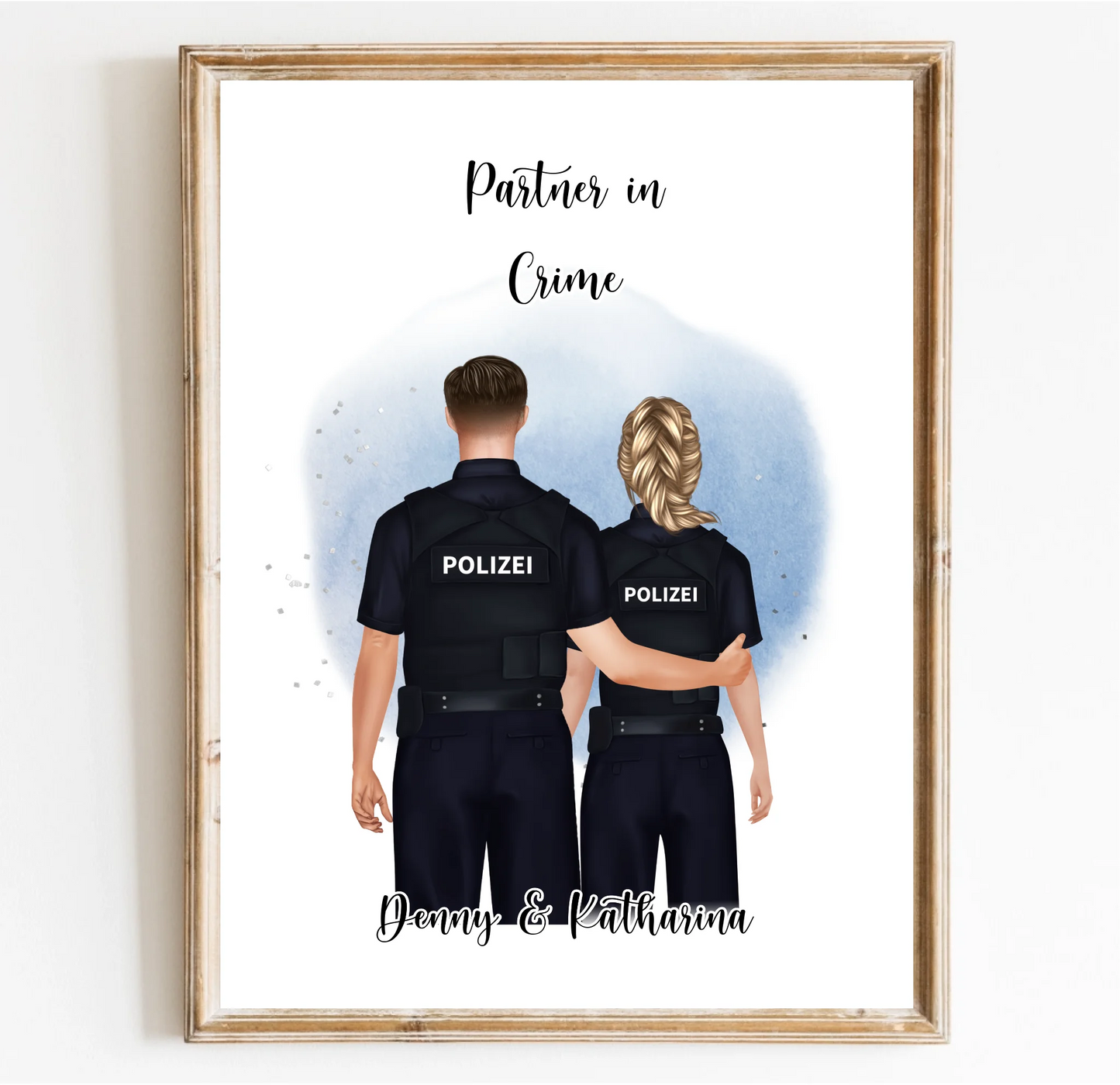 Polizist & Polizistin Poster (2-3 Polizisten)
