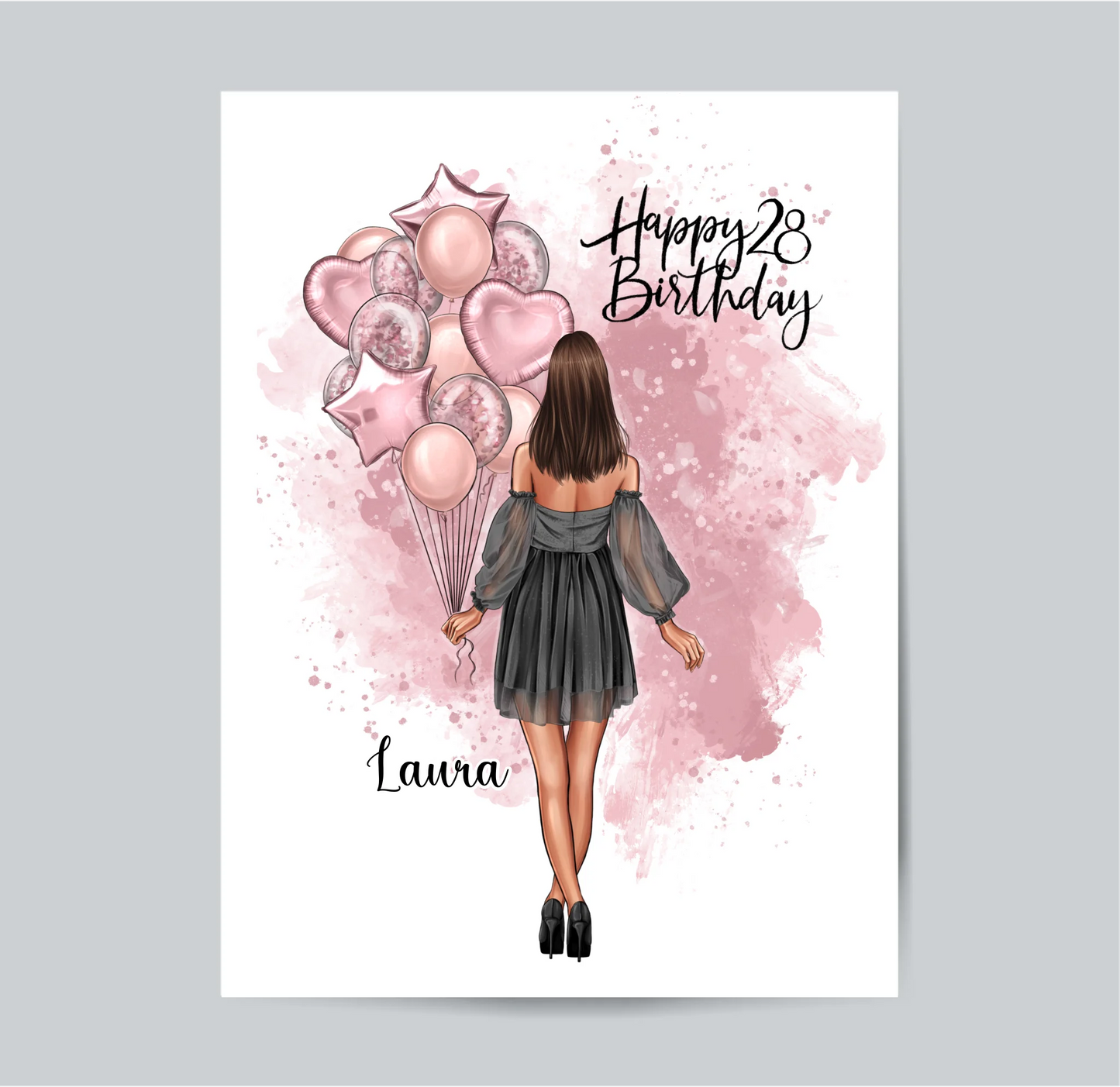 Geburtstagsgeschenk Personalisiertes Poster