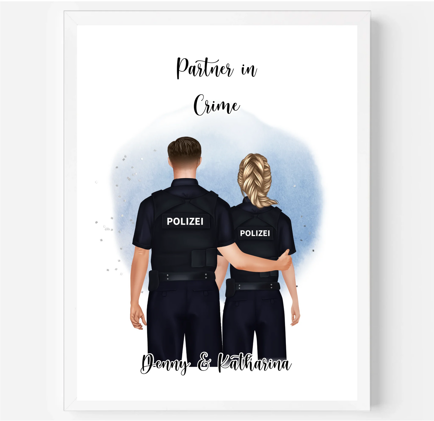 Polizist & Polizistin Poster (2-3 Polizisten)