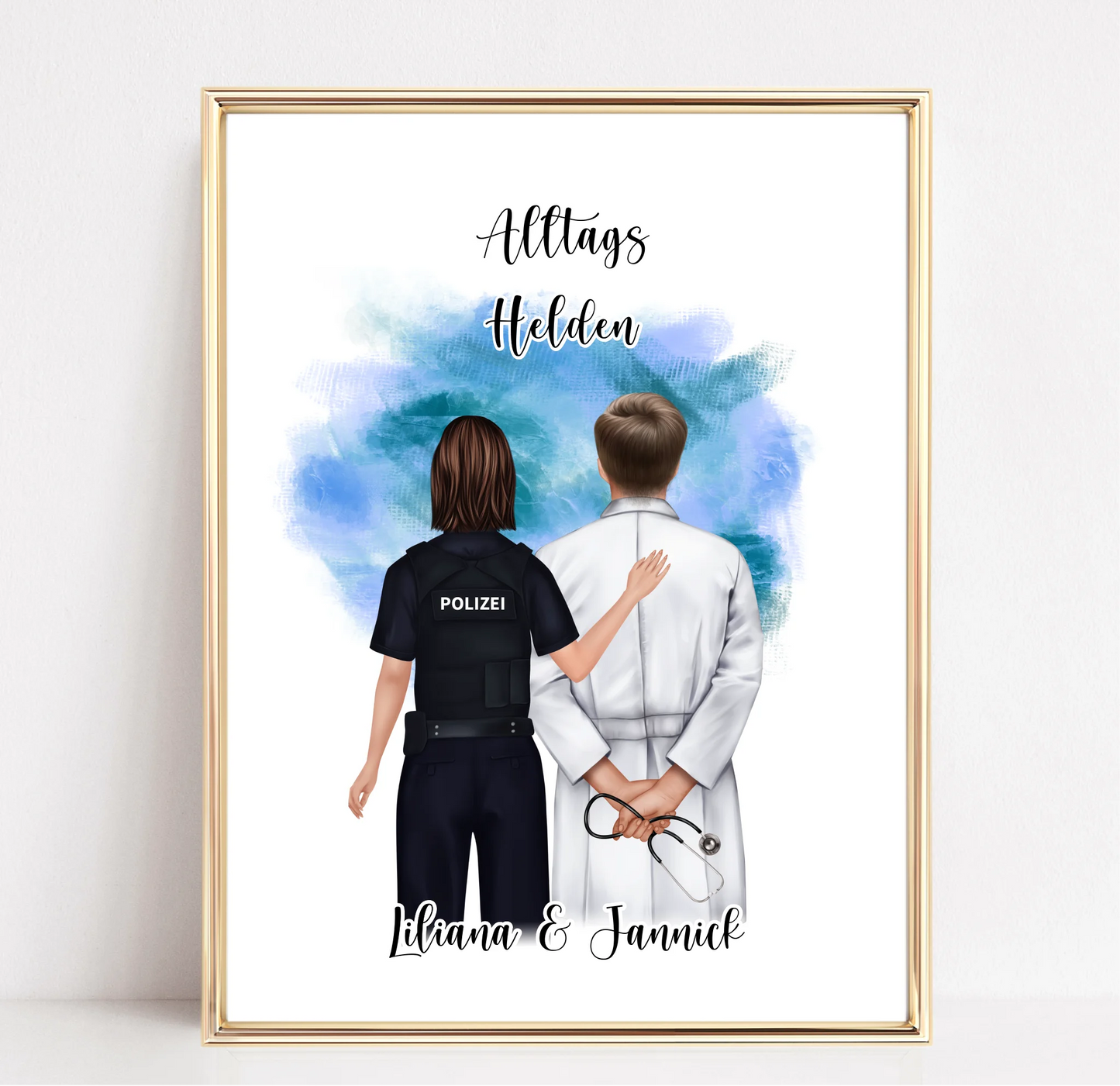 Polizei & Arzt Poster