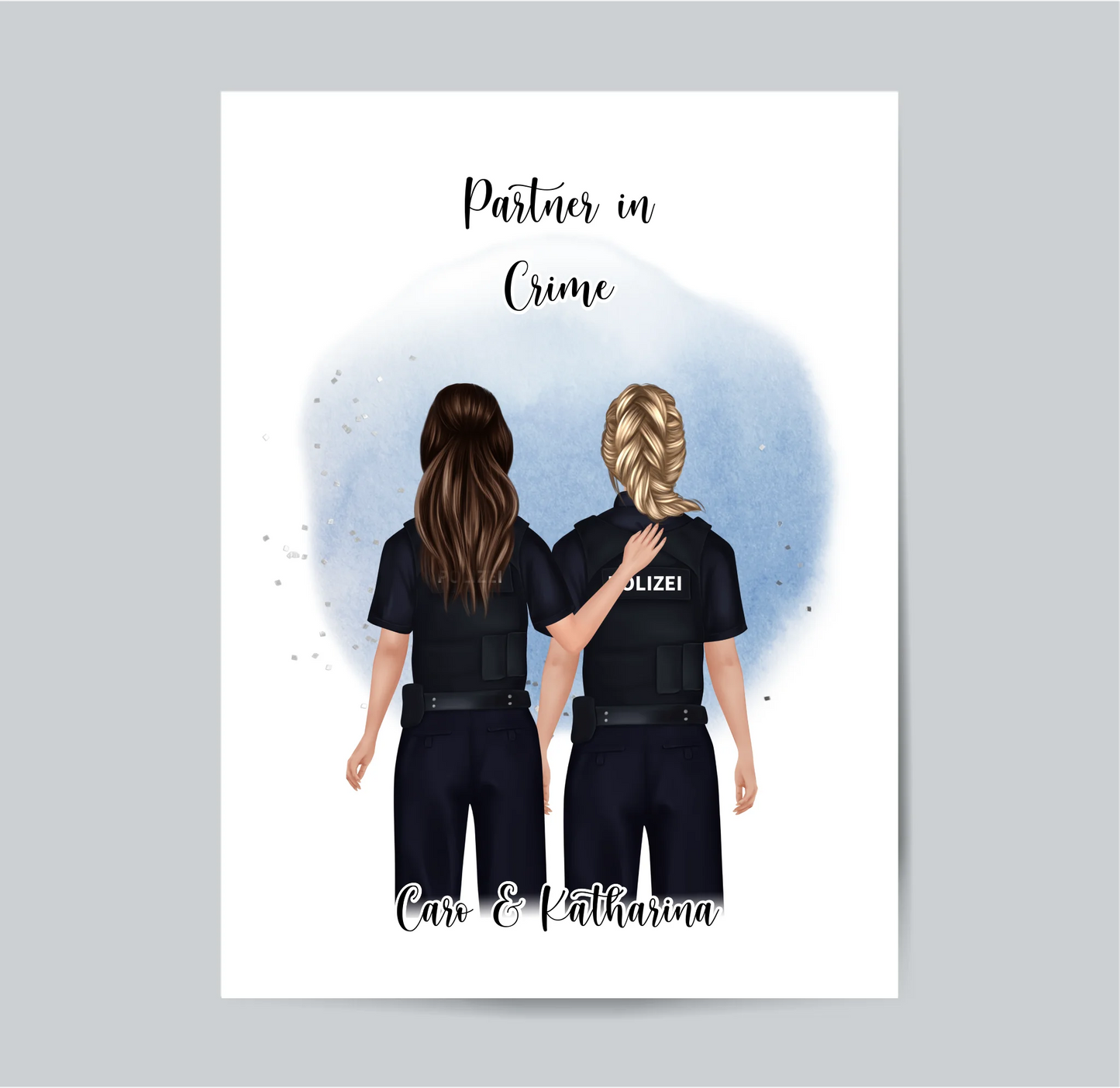 2-4 Polizistinnen Poster