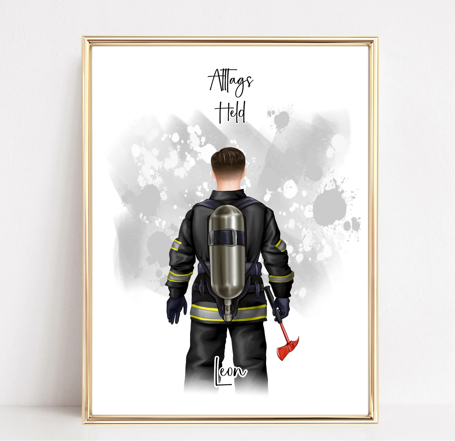 1-2 Personen Feuerwehr Poster