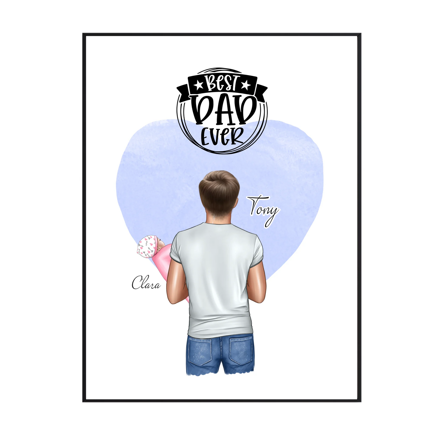 Papa & Baby Poster