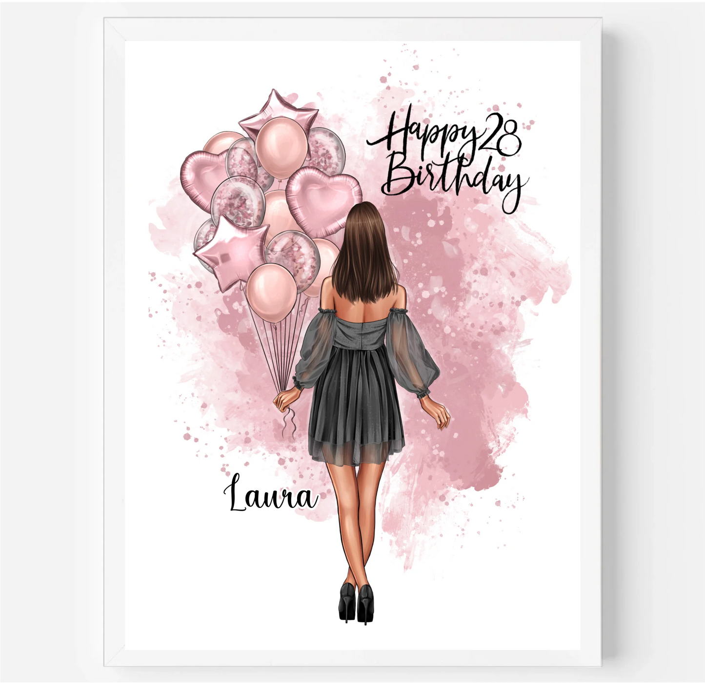 Geburtstagsgeschenk Personalisiertes Poster