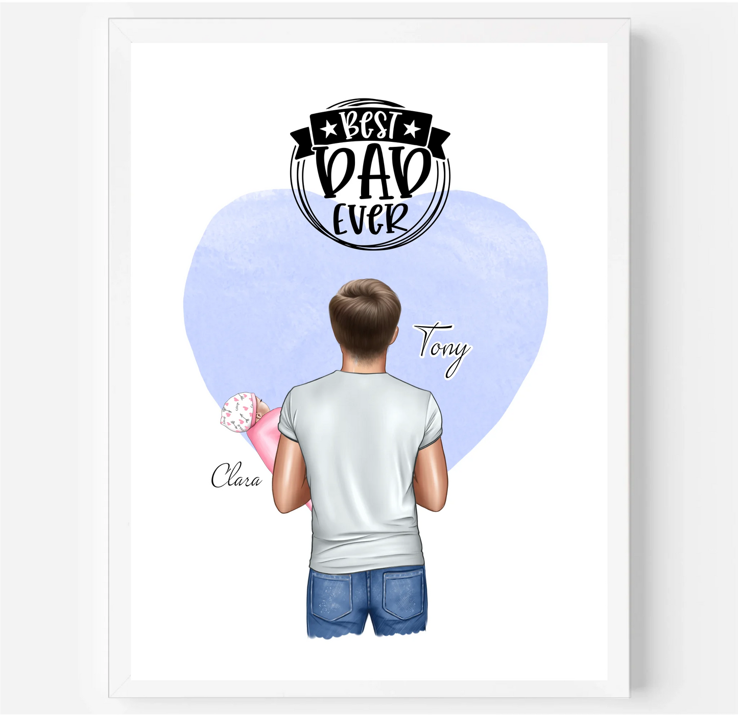 Papa & Baby Poster