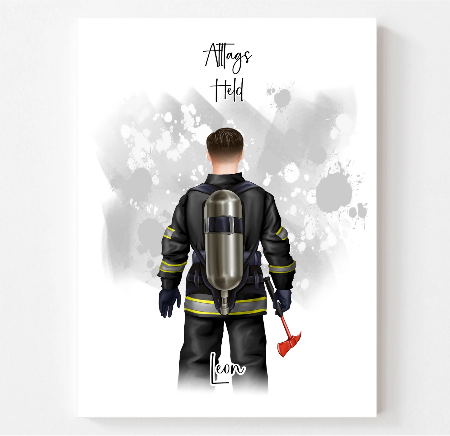 1-2 Personen Feuerwehr Poster