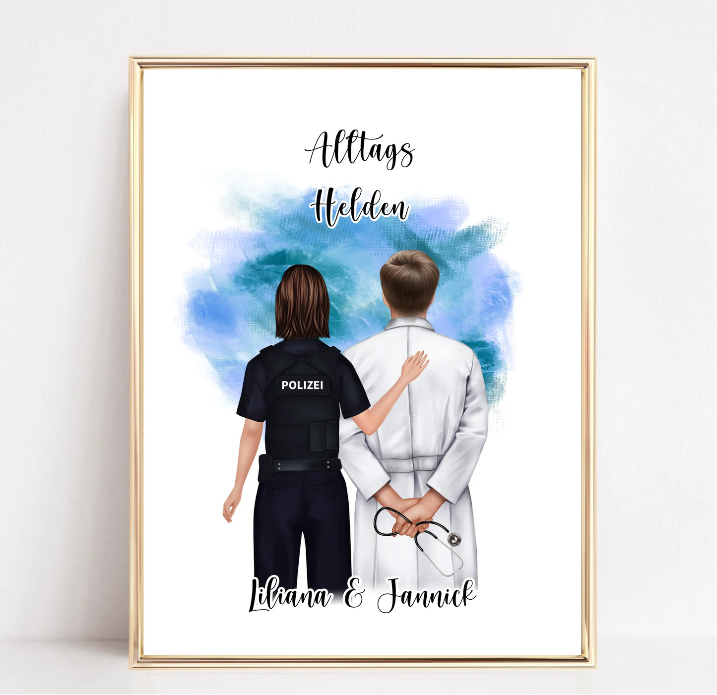Polizei & Arzt Poster