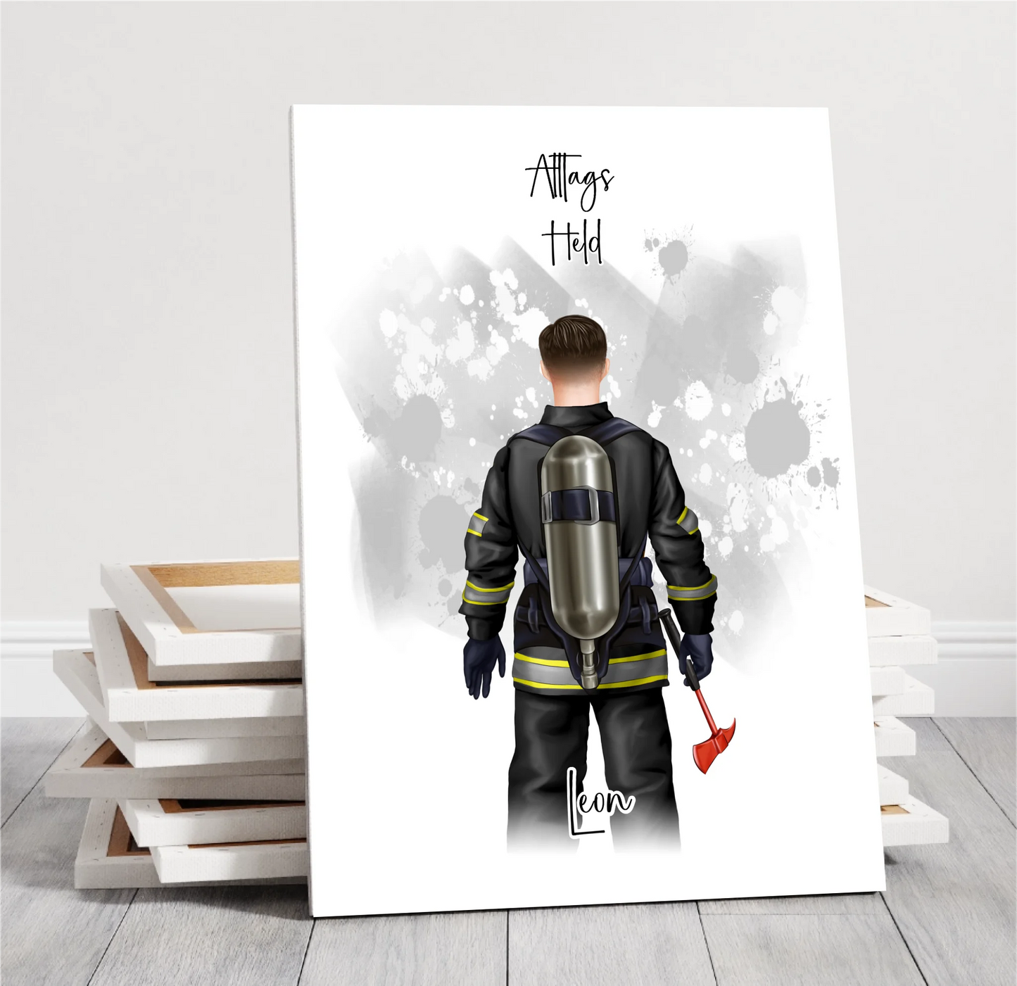 1-2 Personen Feuerwehr Poster