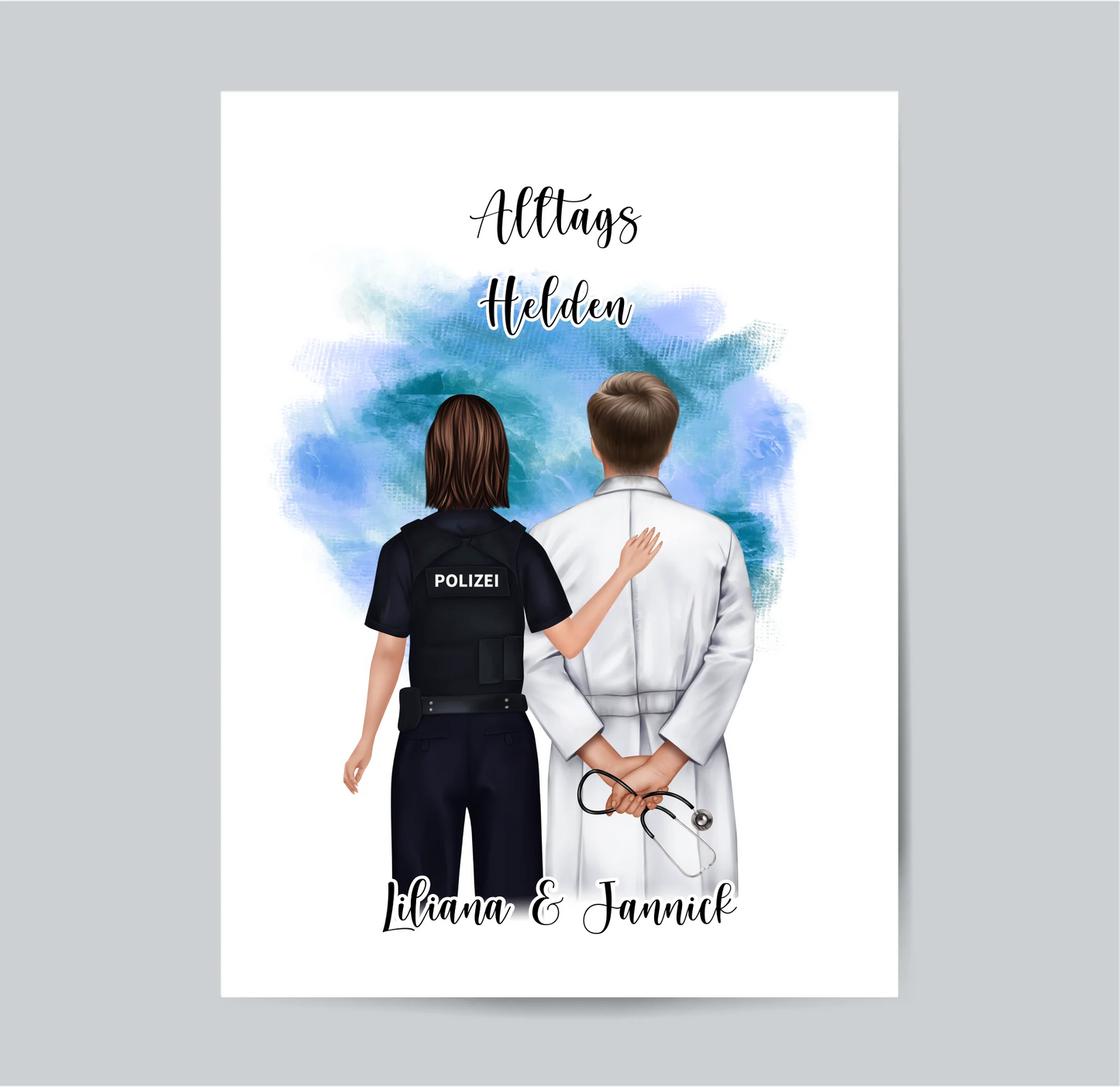 Polizei & Arzt Poster