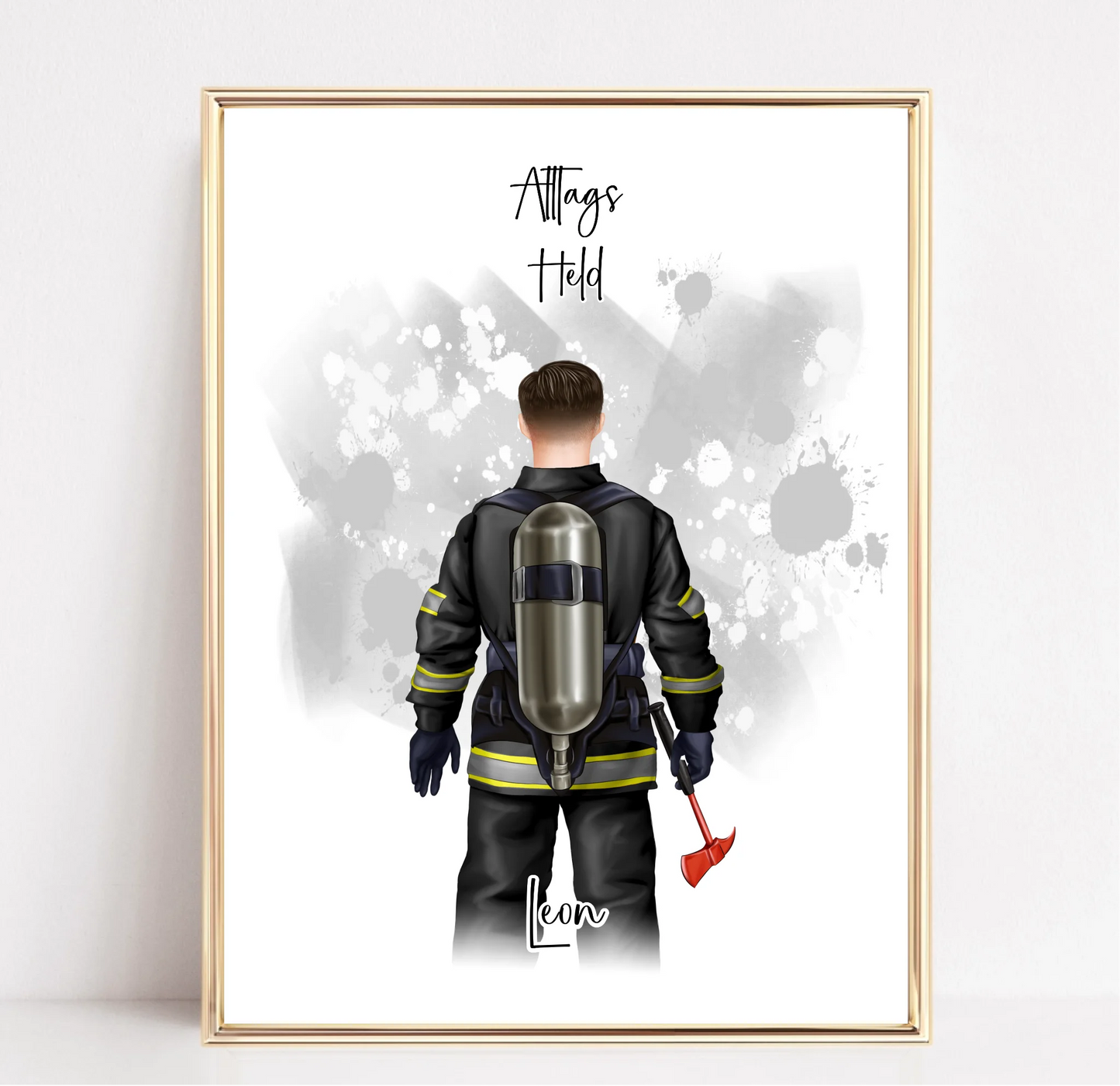 1-2 Personen Feuerwehr Poster
