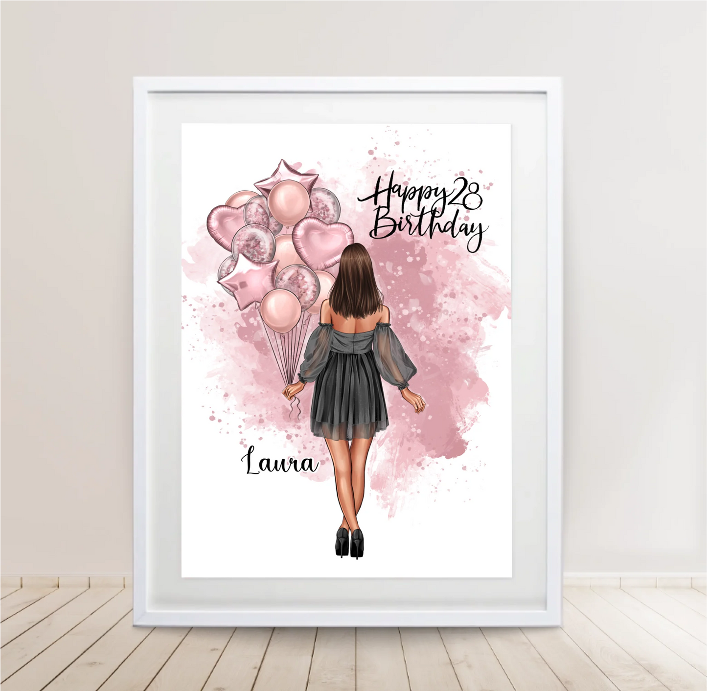 Geburtstagsgeschenk Personalisiertes Poster
