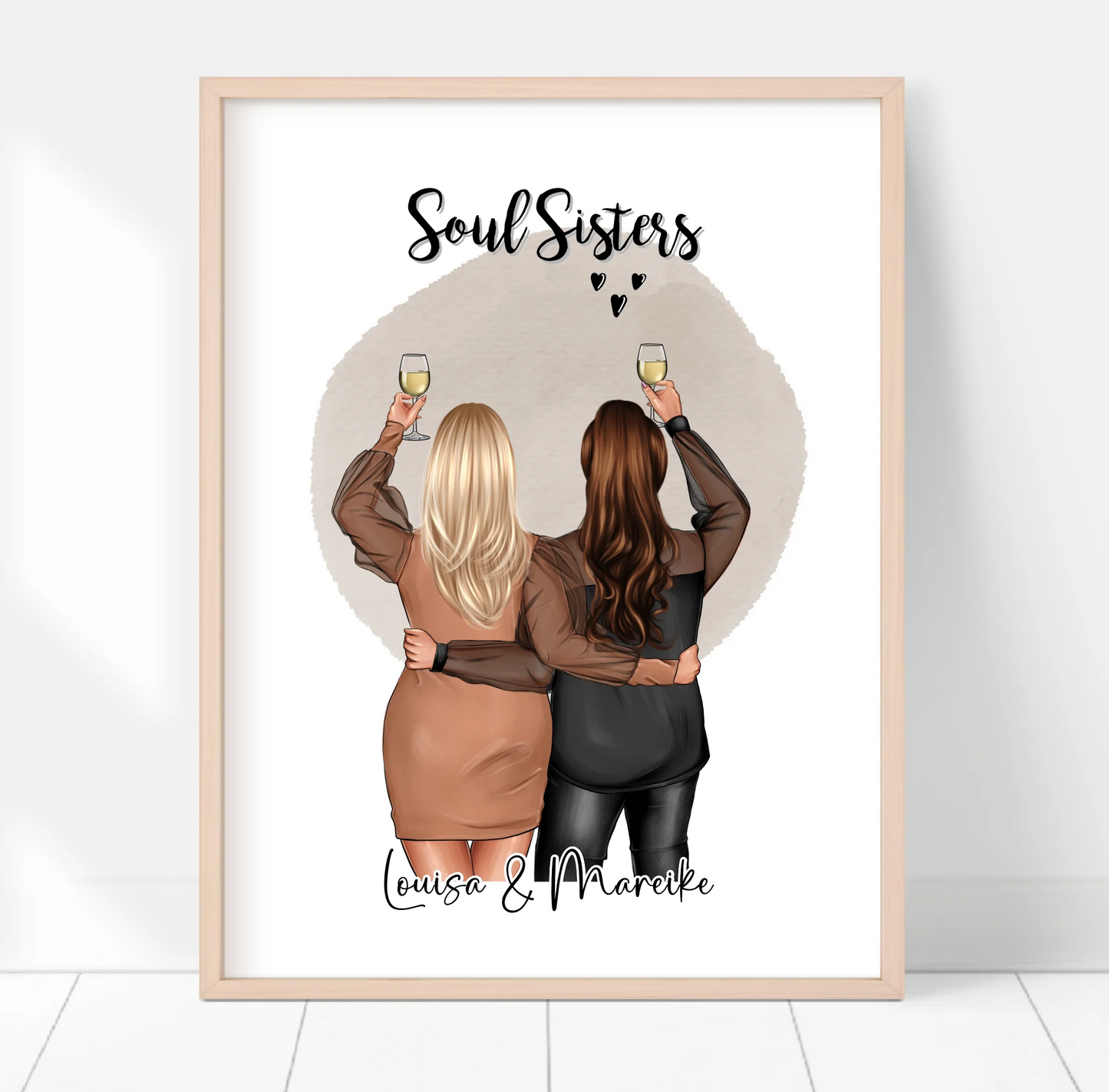 2-3 Plus size Freundinnen Poster