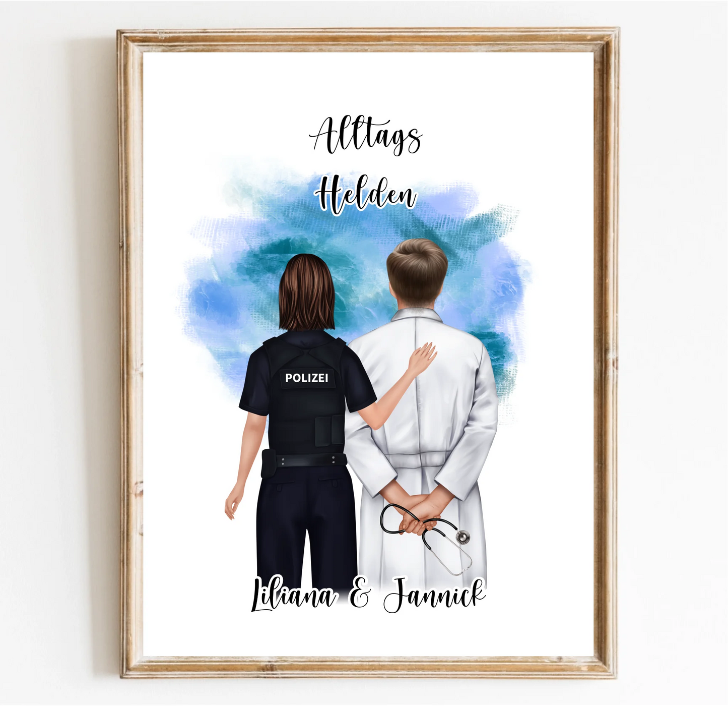 Polizei & Arzt Poster