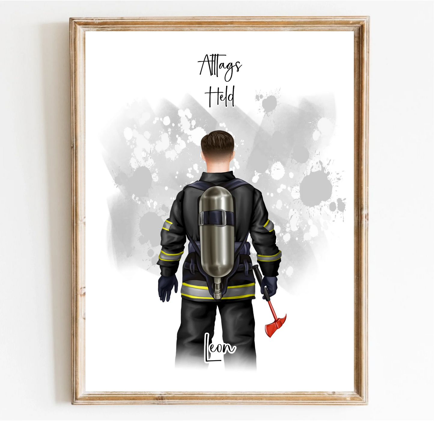 1-2 Personen Feuerwehr Poster