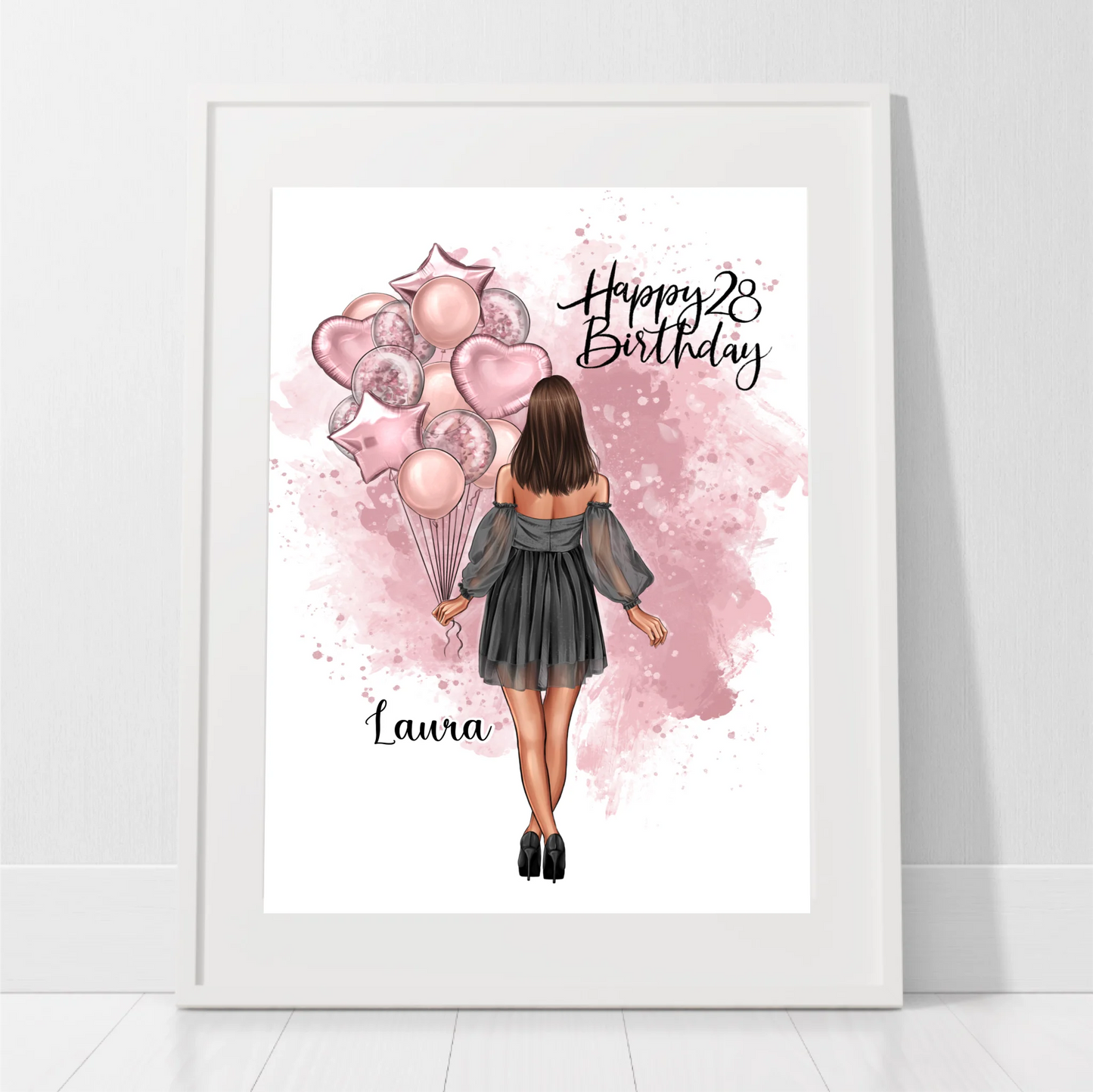 Geburtstagsgeschenk Personalisiertes Poster