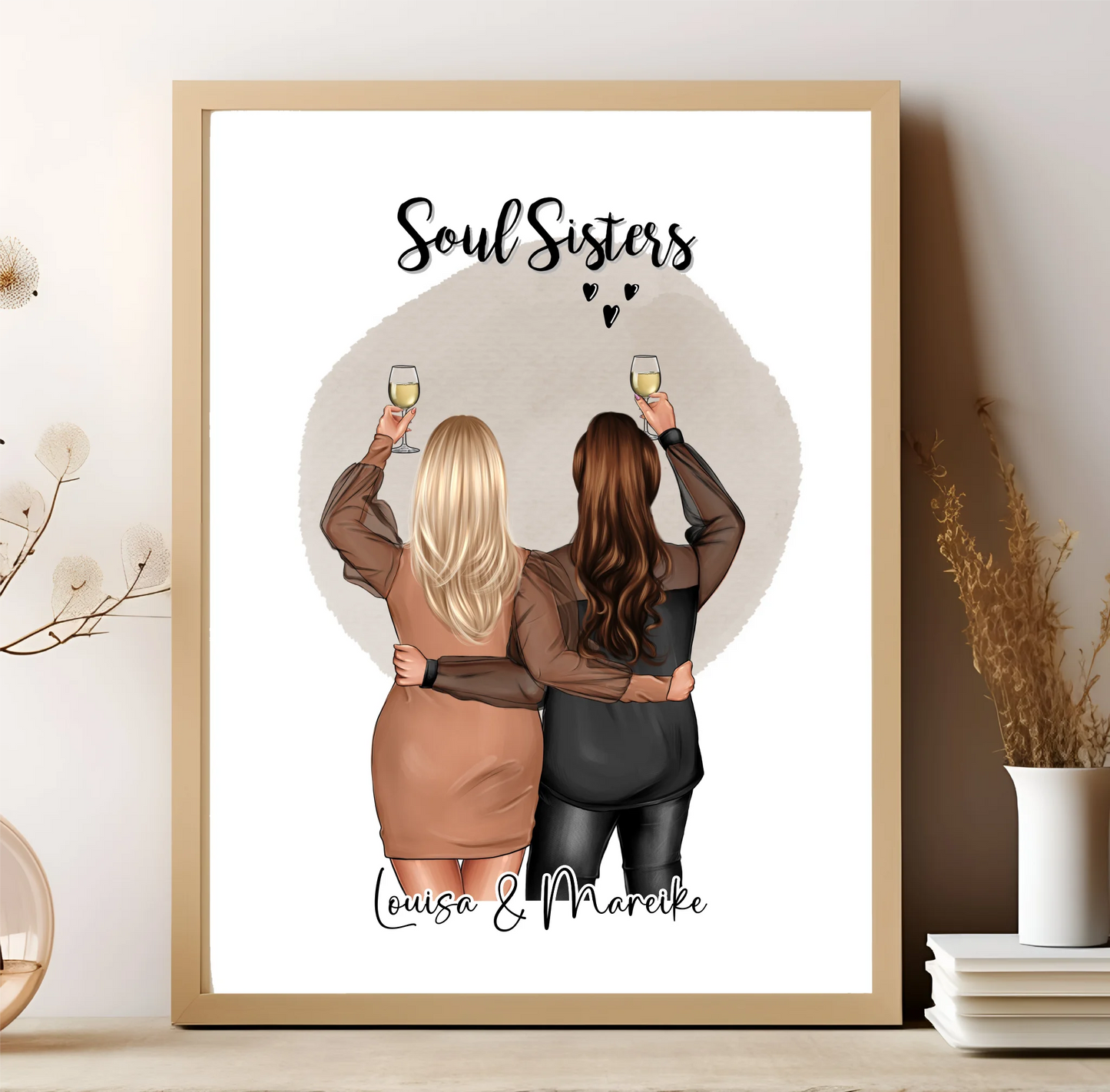 2-3 Plus size Freundinnen Poster