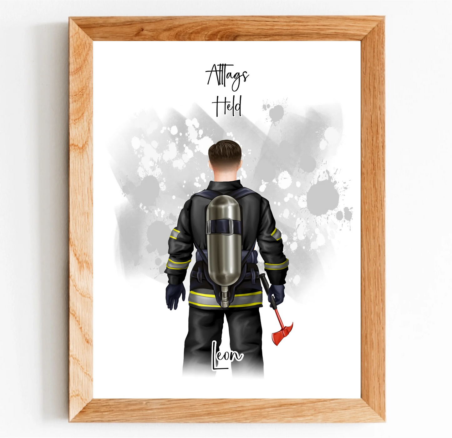 1-2 Personen Feuerwehr Poster