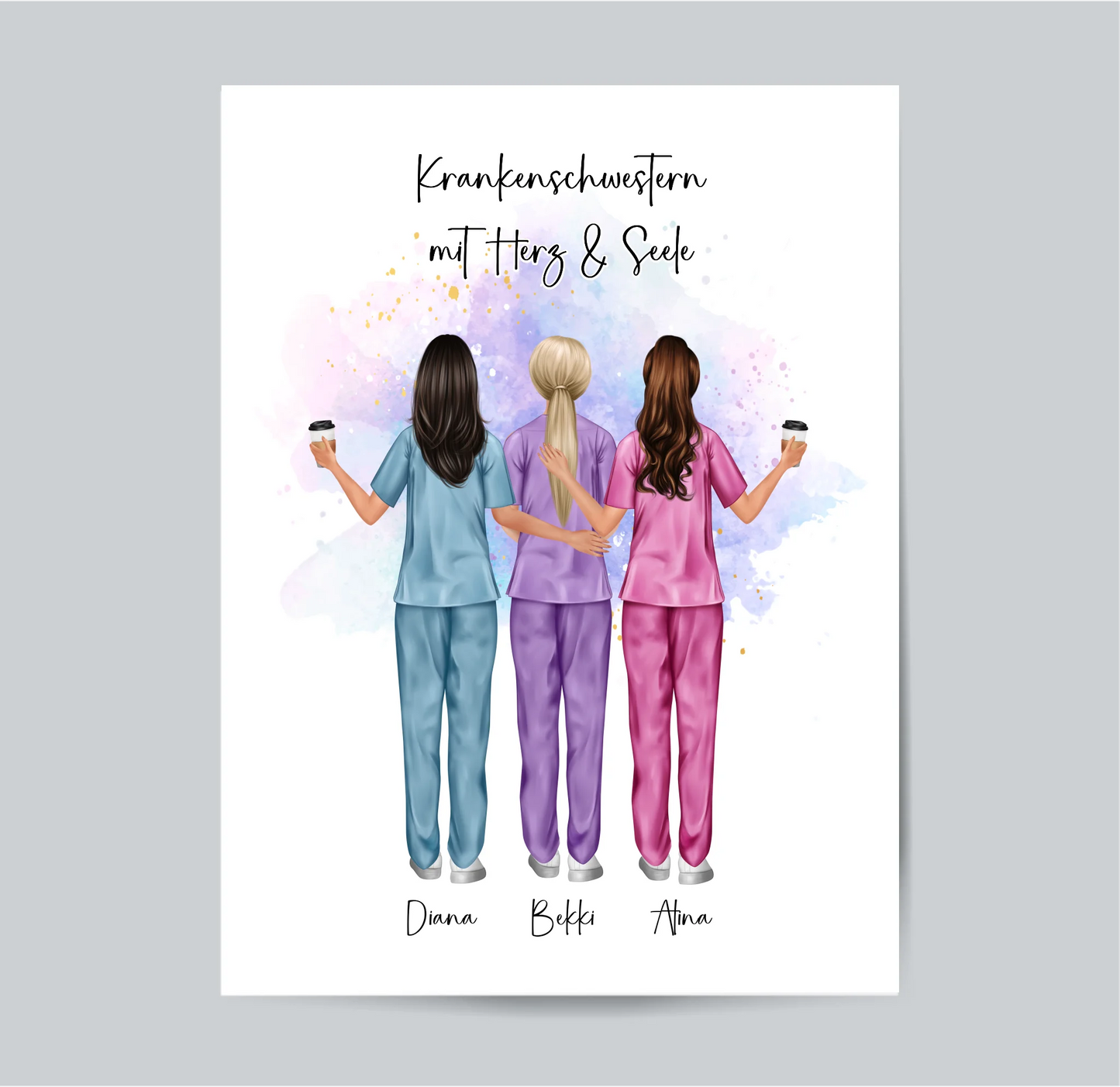 3-5 Krankenschwestern Poster