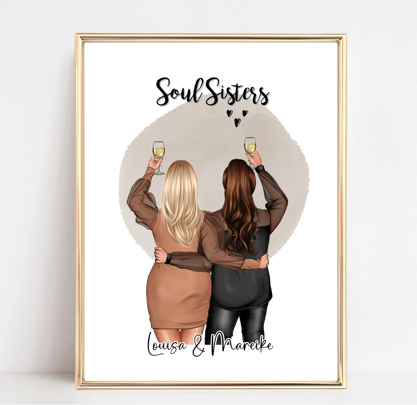 2-3 Plus size Freundinnen Poster
