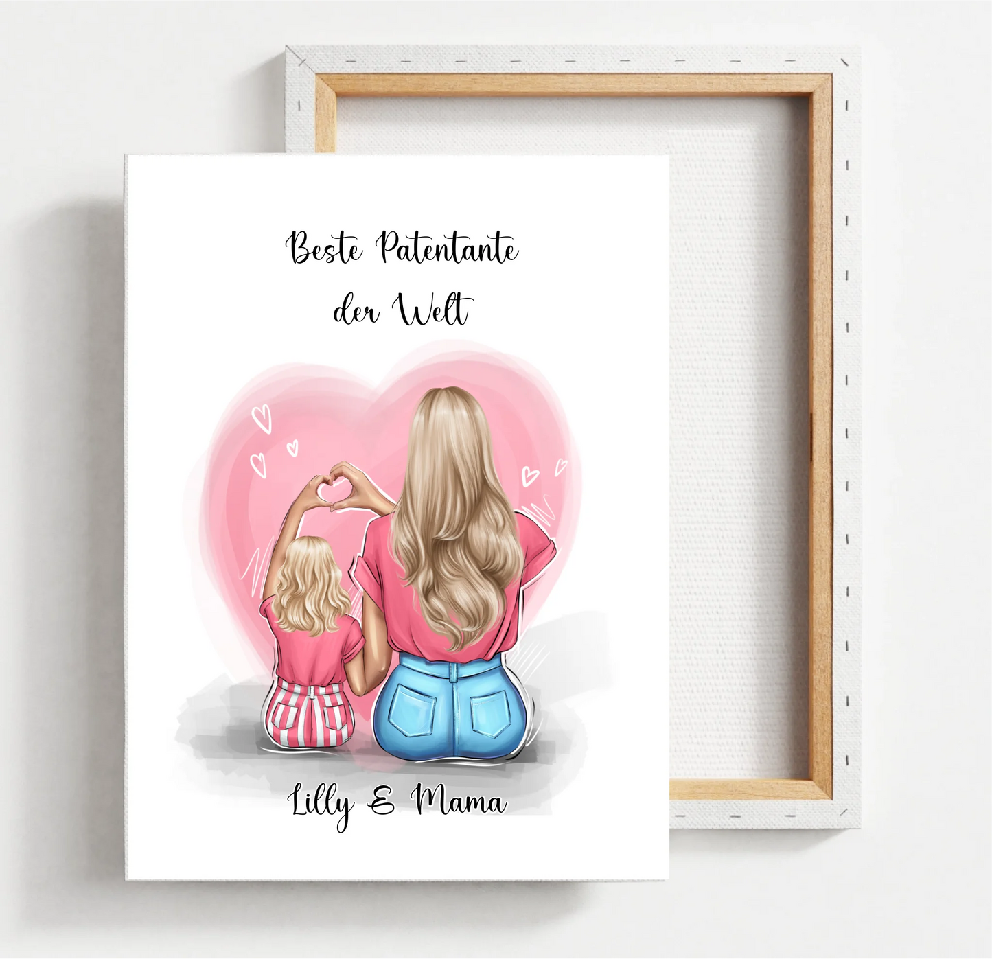 Patentante/Patenonkel Personalisierte Poster Baby Kind