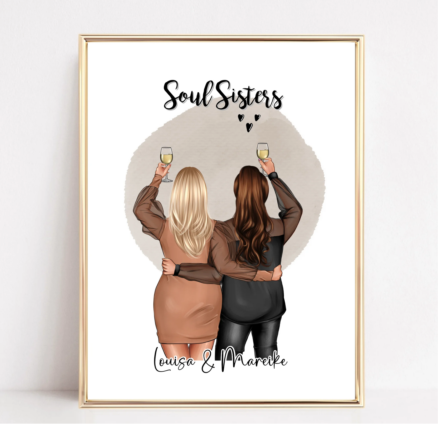2-3 Plus size Freundinnen Poster