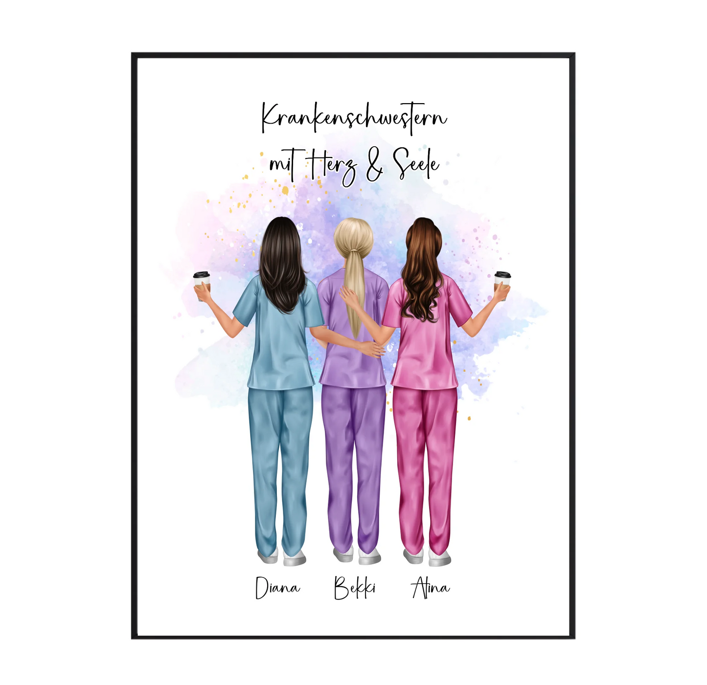 3-5 Krankenschwestern Poster