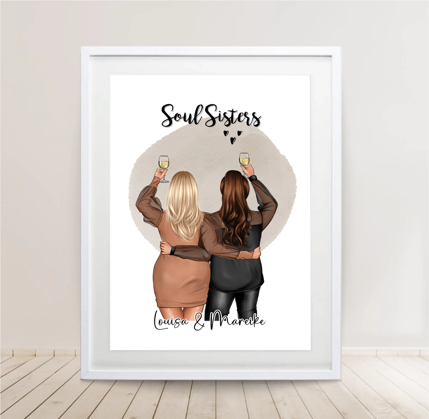 2-3 Plus size Freundinnen Poster