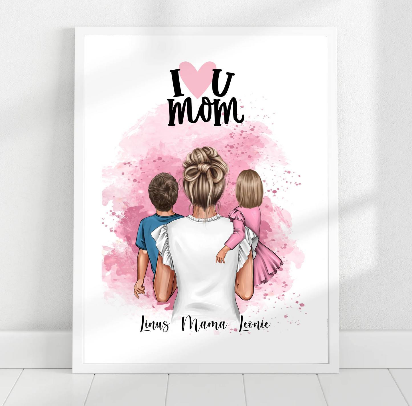 Mama & 1-2 Kinder Poster