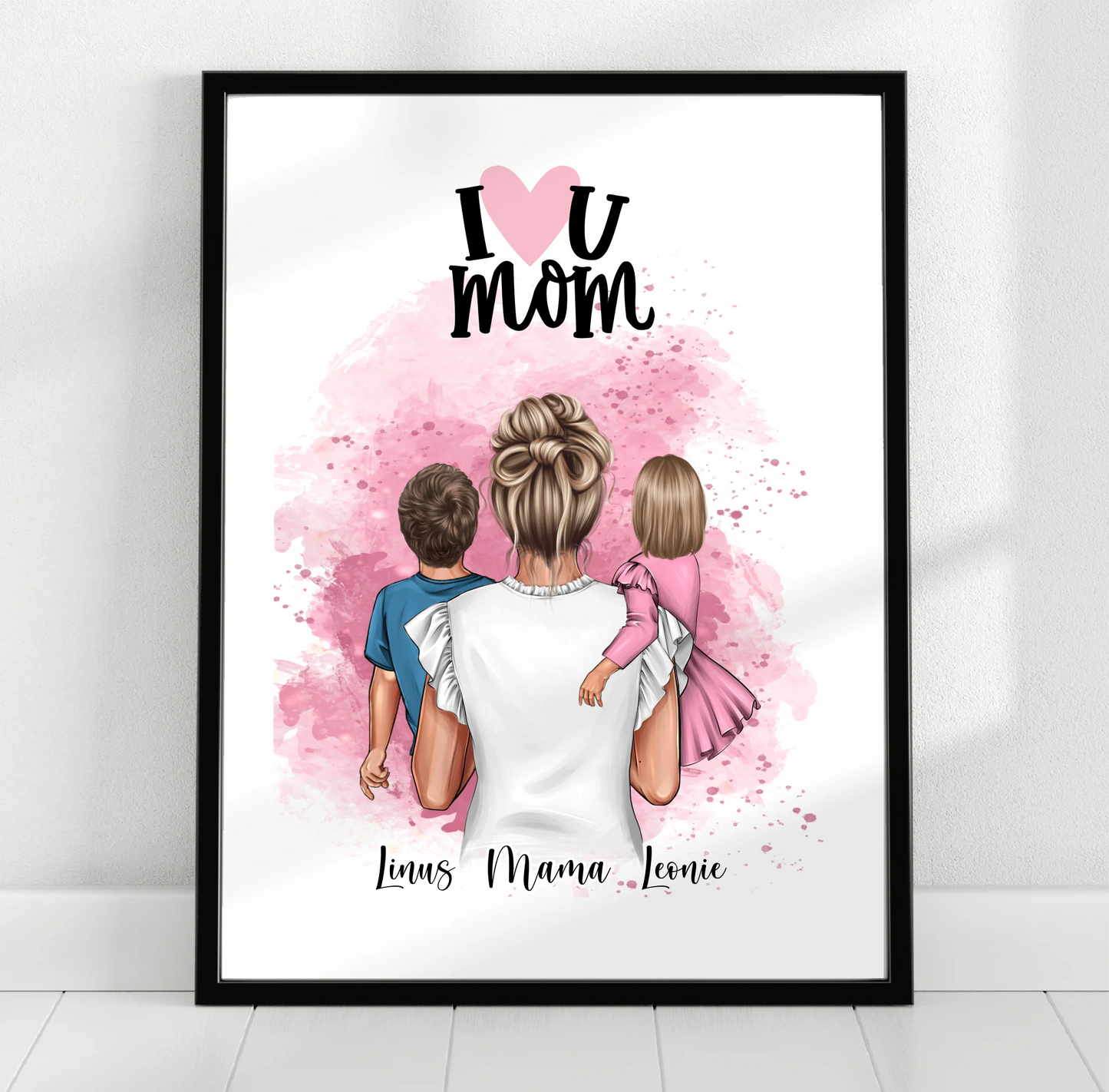 Mama & 1-2 Kinder Poster