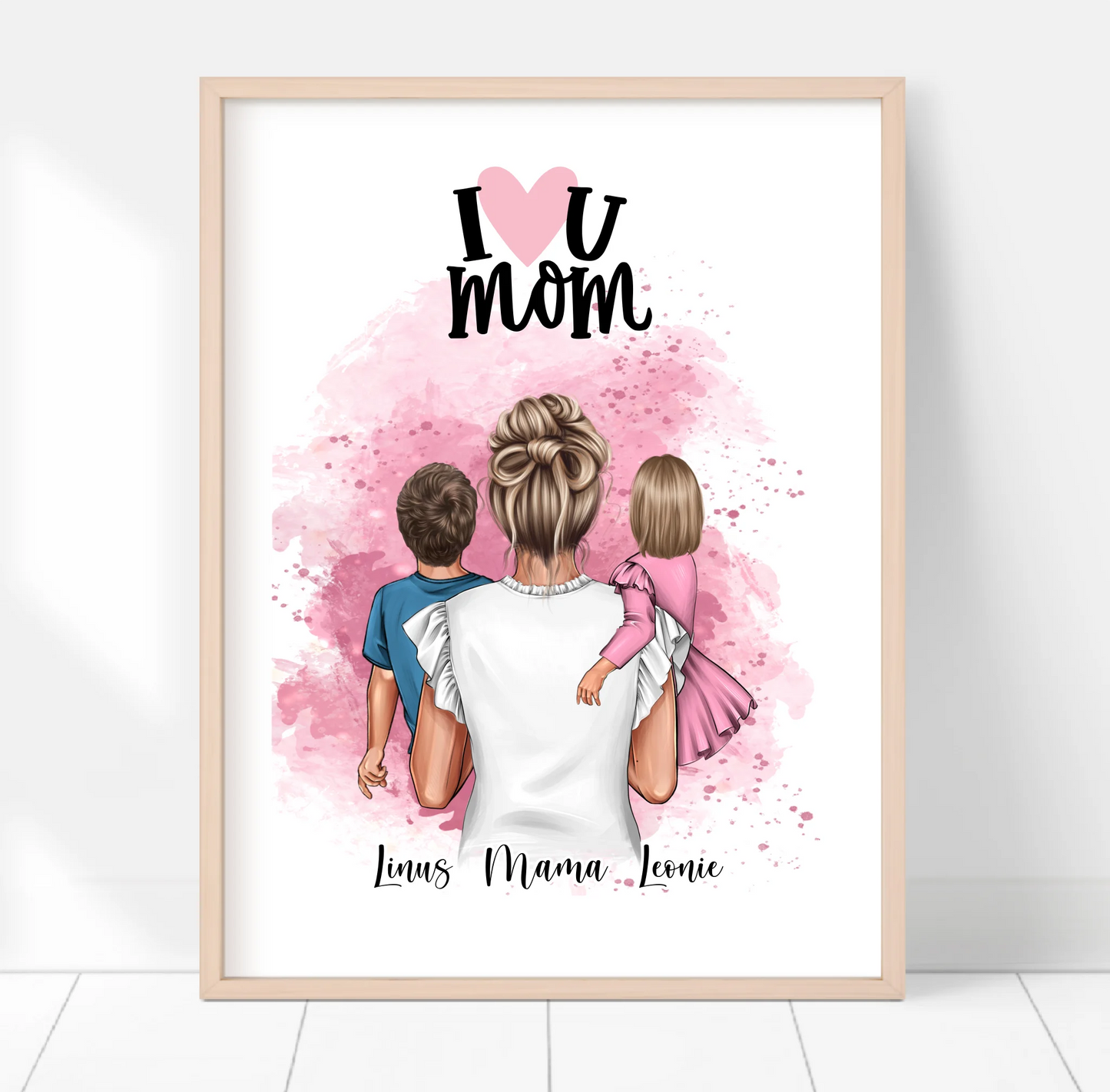 Mama & 1-2 Kinder Poster