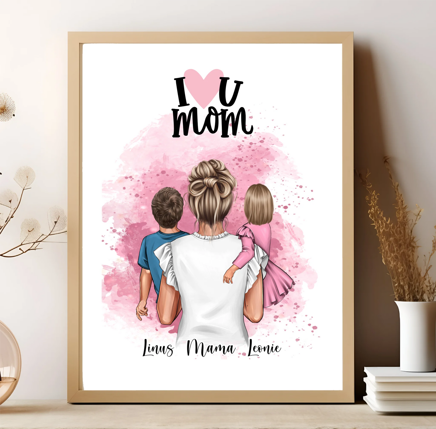Mama & 1-2 Kinder Poster