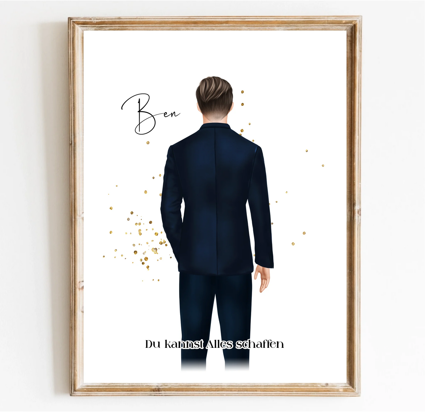 Mann im Anzug Poster