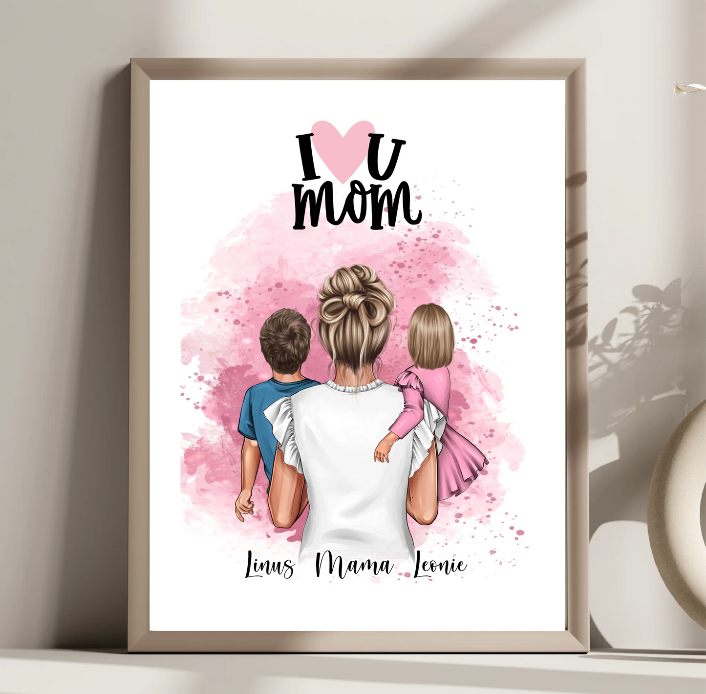 Mama & 1-2 Kinder Poster