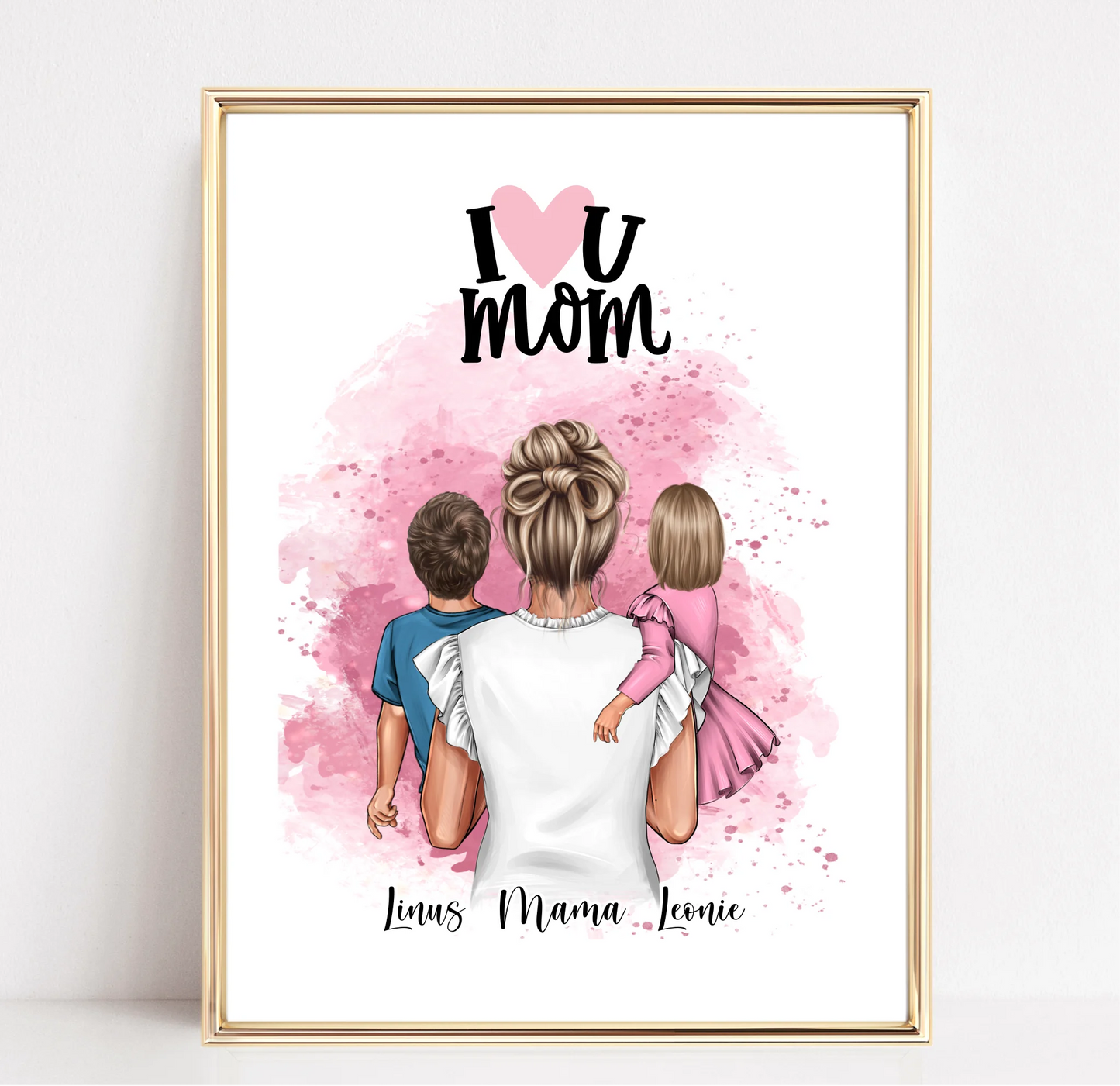 Mama & 1-2 Kinder Poster