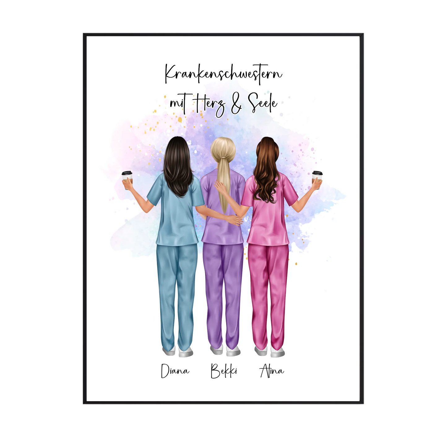 3-5 Krankenschwestern Poster