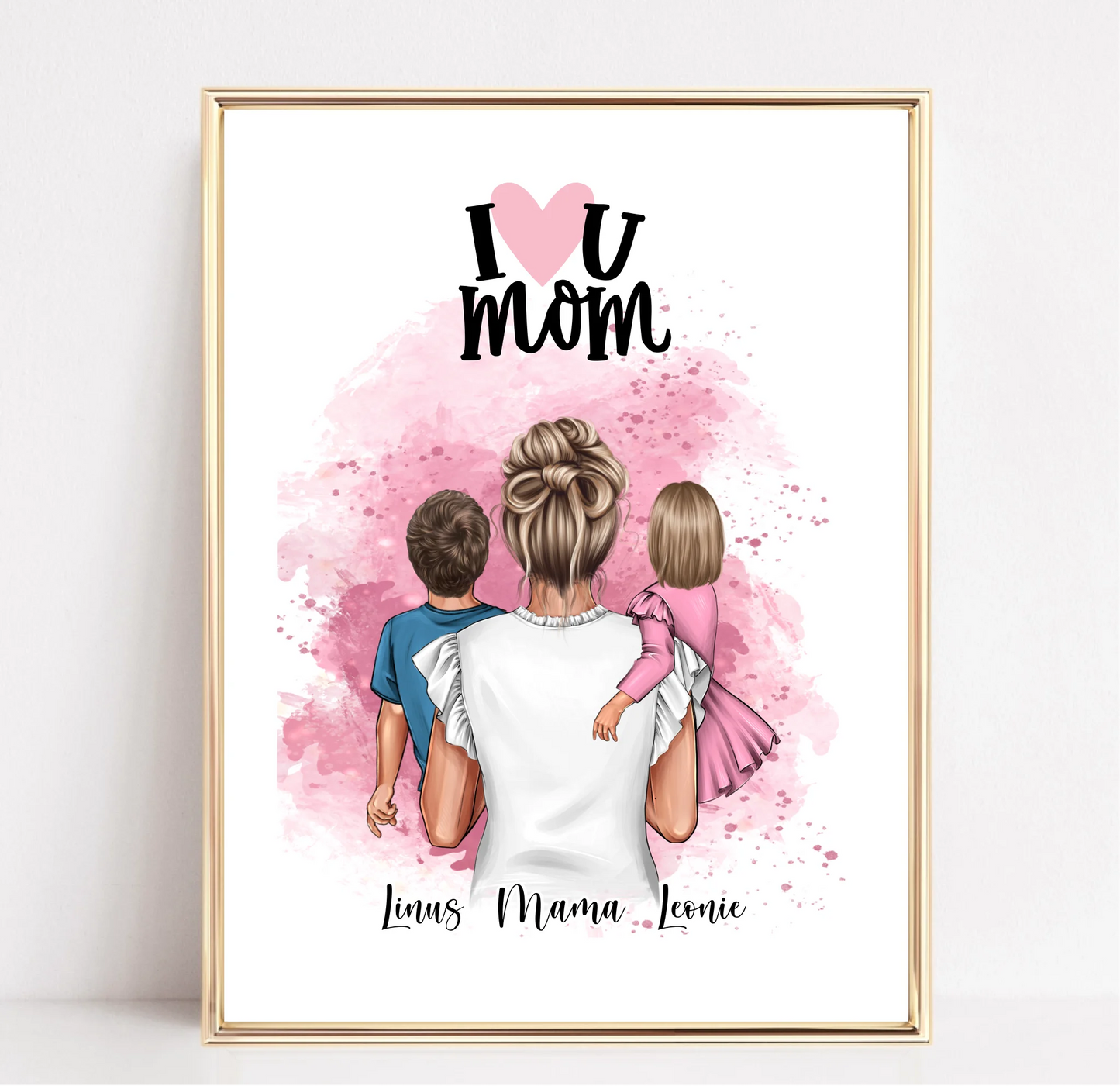 Mama & 1-2 Kinder Poster
