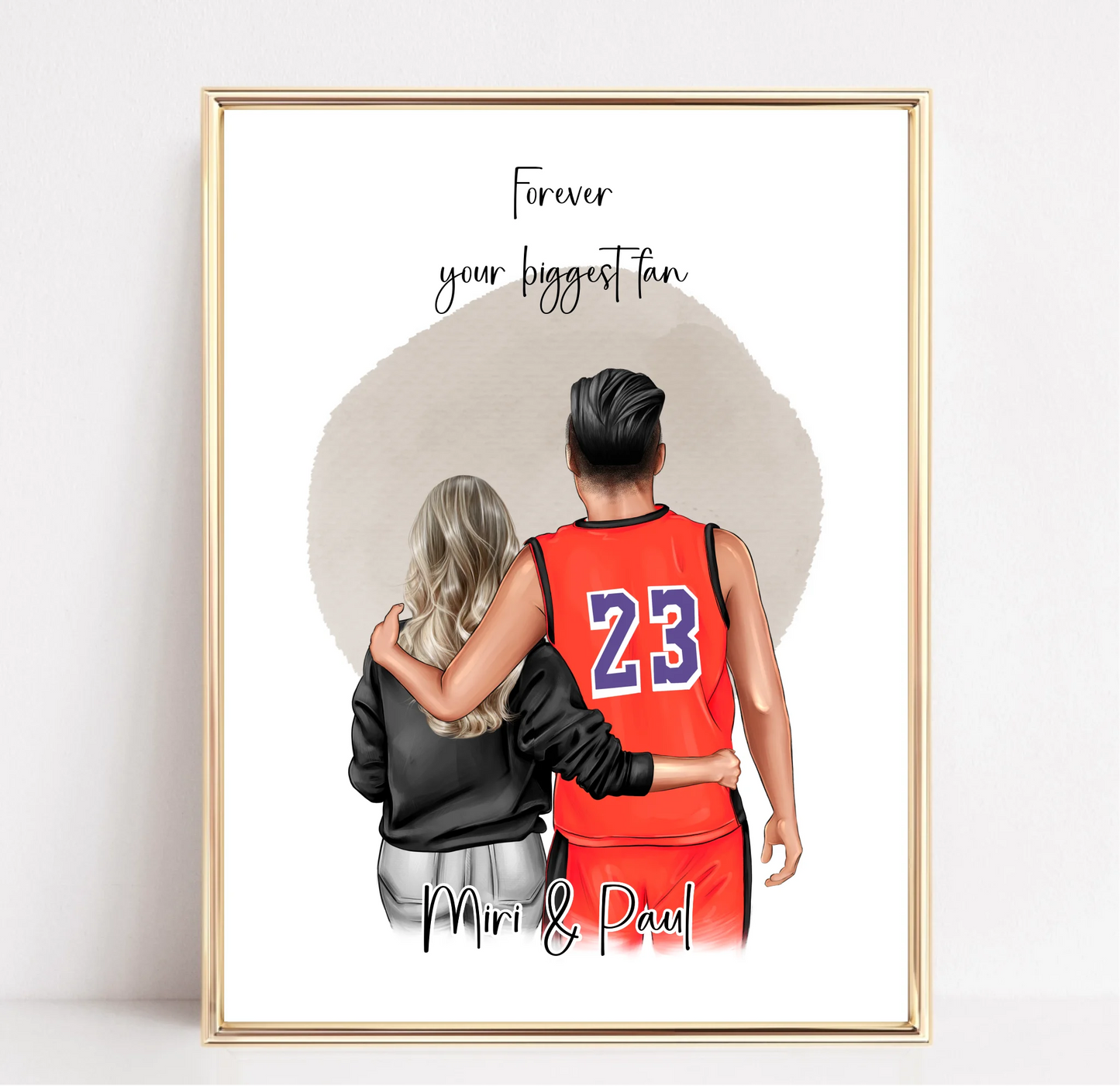 Paar Poster Basketball